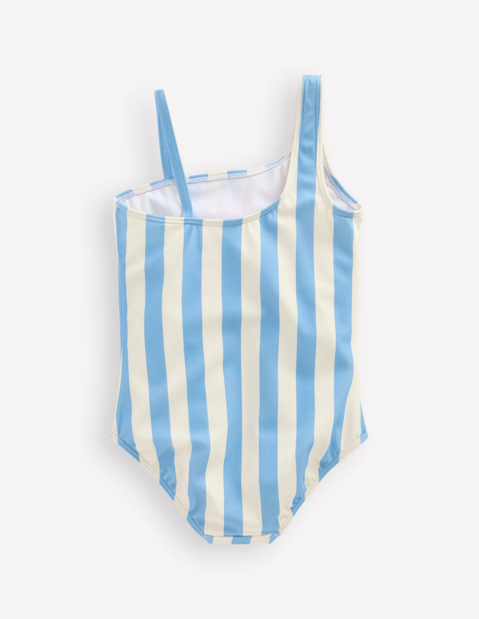 Sunday Badeanzug mit Applikation-Vintage-Blau Eiscreme Streifen - Image 2