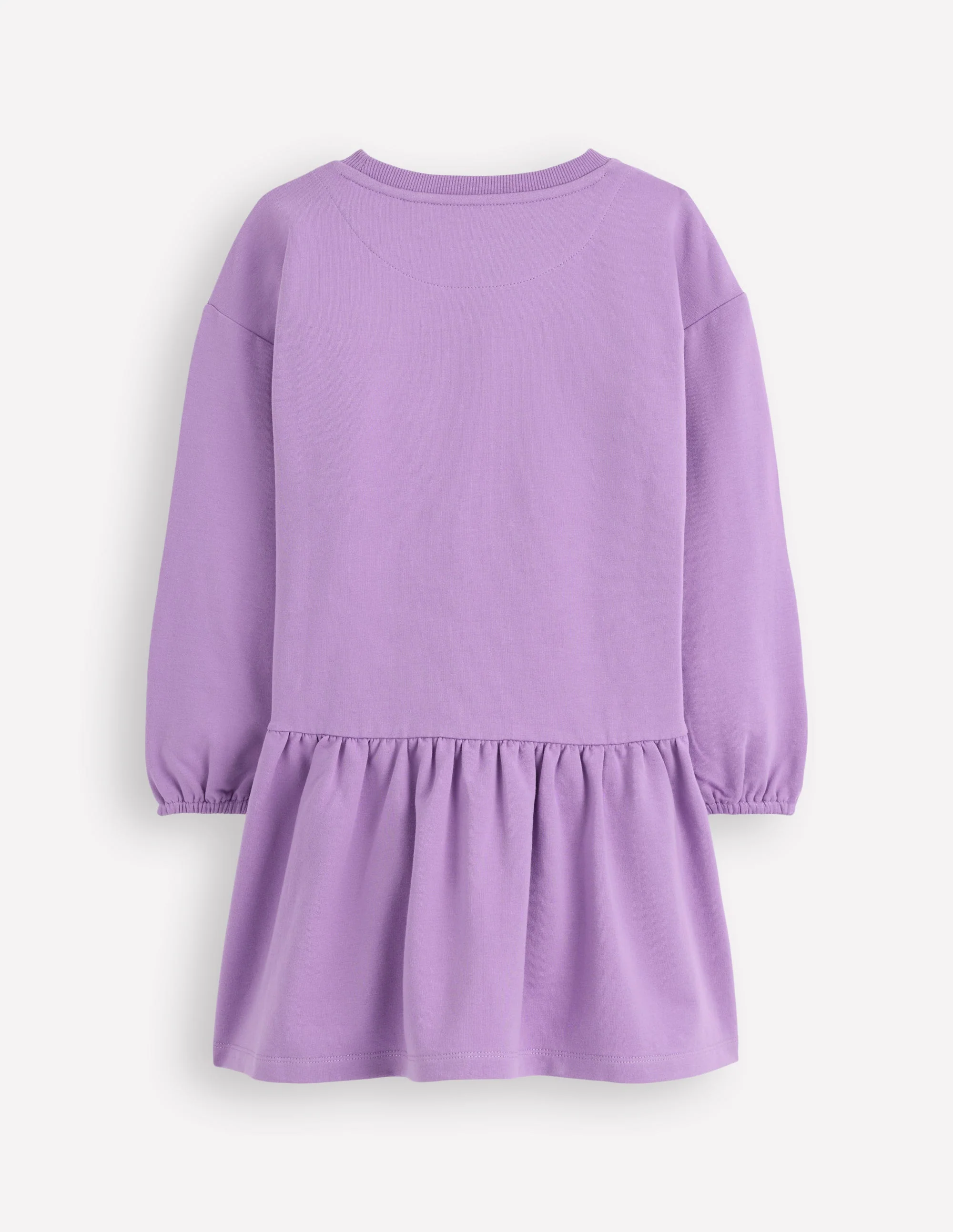 Sweatshirt-Kleid mit Logo-Asternlila - Image 2