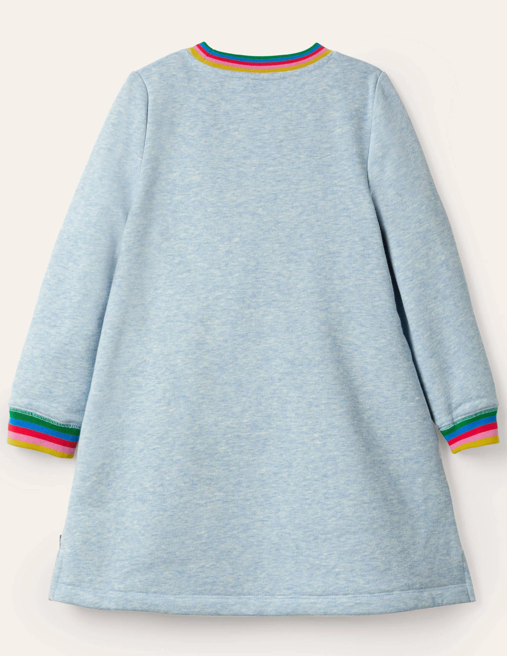 Sweatshirtkleid mit Applikation-Hellblau, Bleistifte - Image 2
