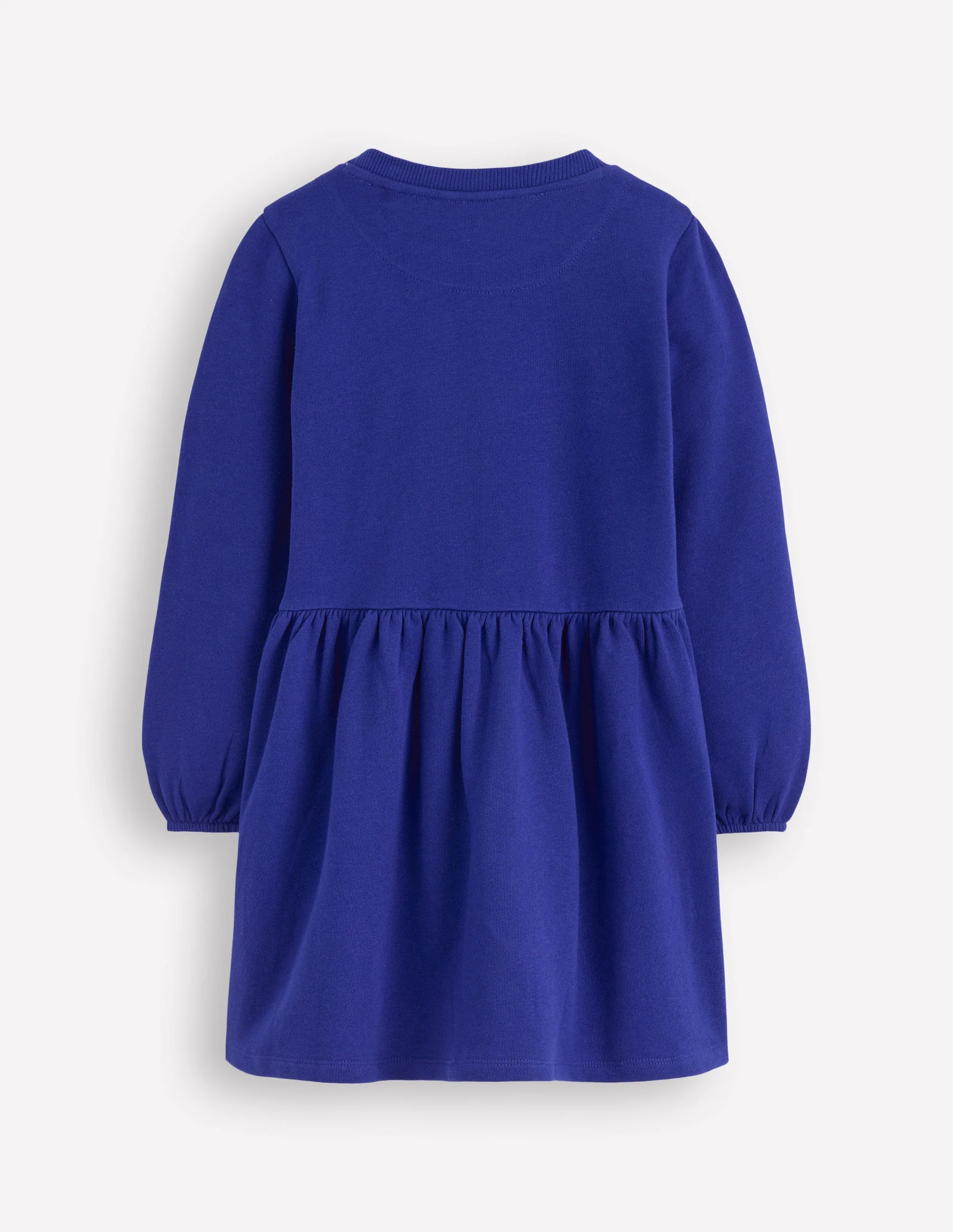 Sweatshirtkleid mit Applikation-Saphirblau Blumen - Image 2