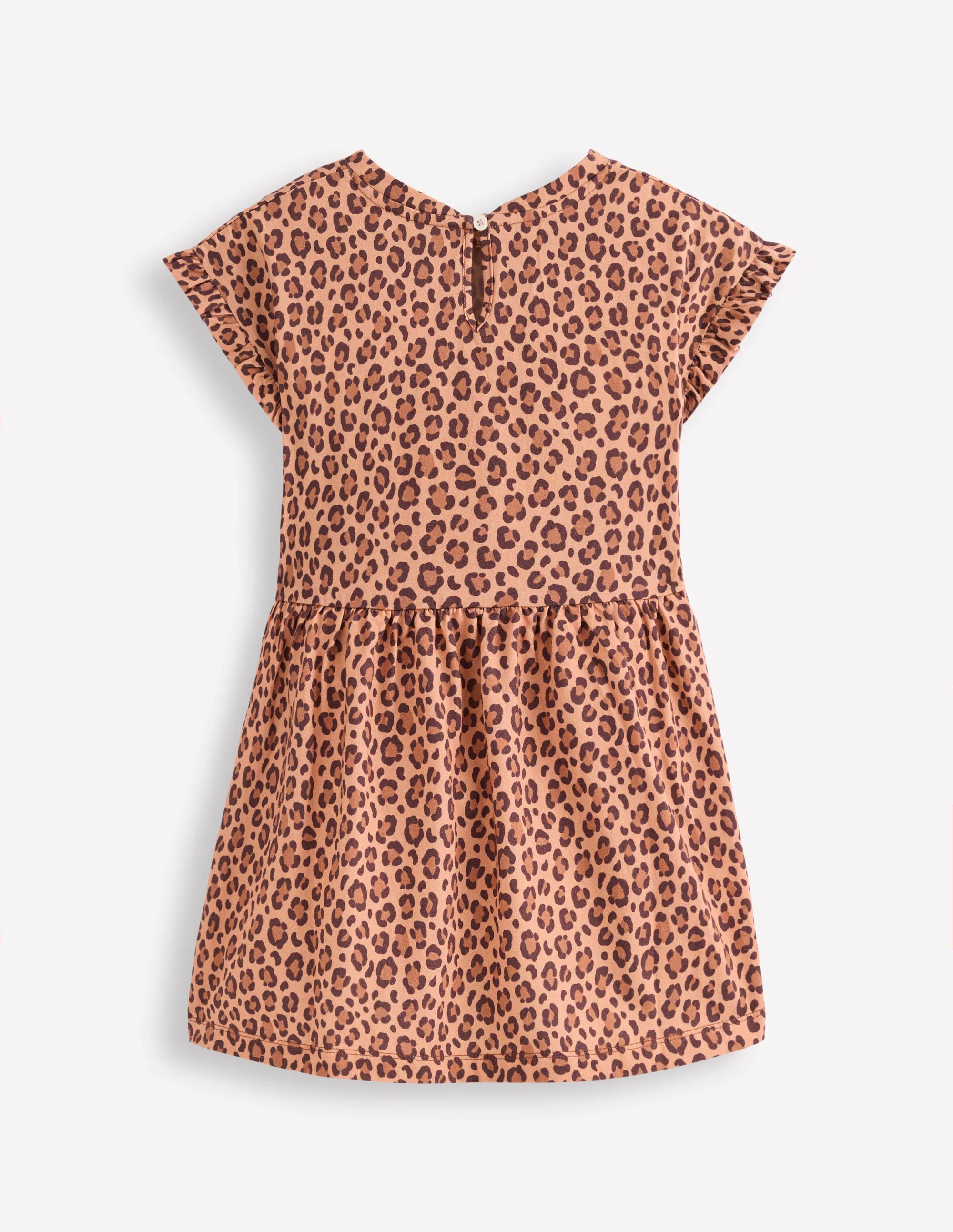 T-Shirt-Kleid aus Jersey-Mohair, Leopardenmuster - Image 2