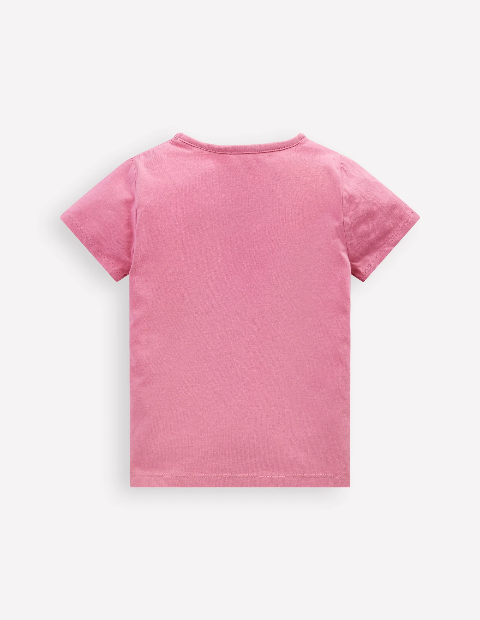 T-Shirt mit Applikation-Formica-Rosa Haustiere Schule - Image 2