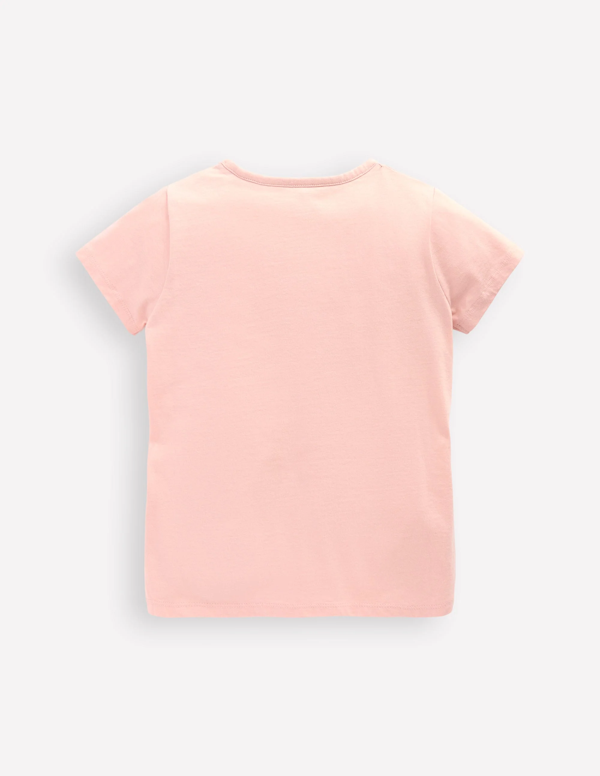T-Shirt mit Applikation-Kreiderosa Meerjungfrau - Image 2
