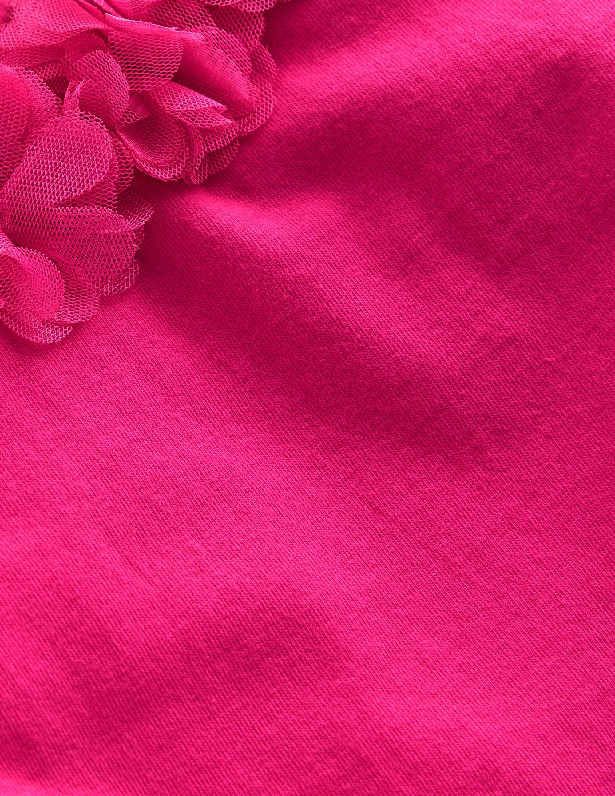 T-Shirt mit Blumenbesatz-Fandango - Image 3