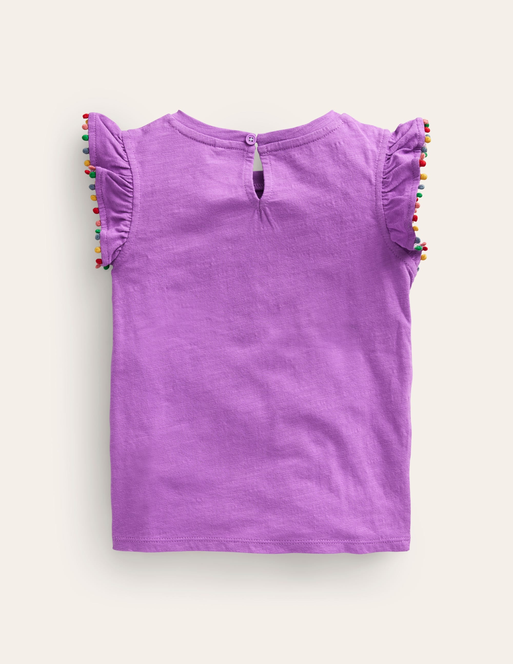 T-Shirt mit Bommelbesatz-Multi Lace - Image 2