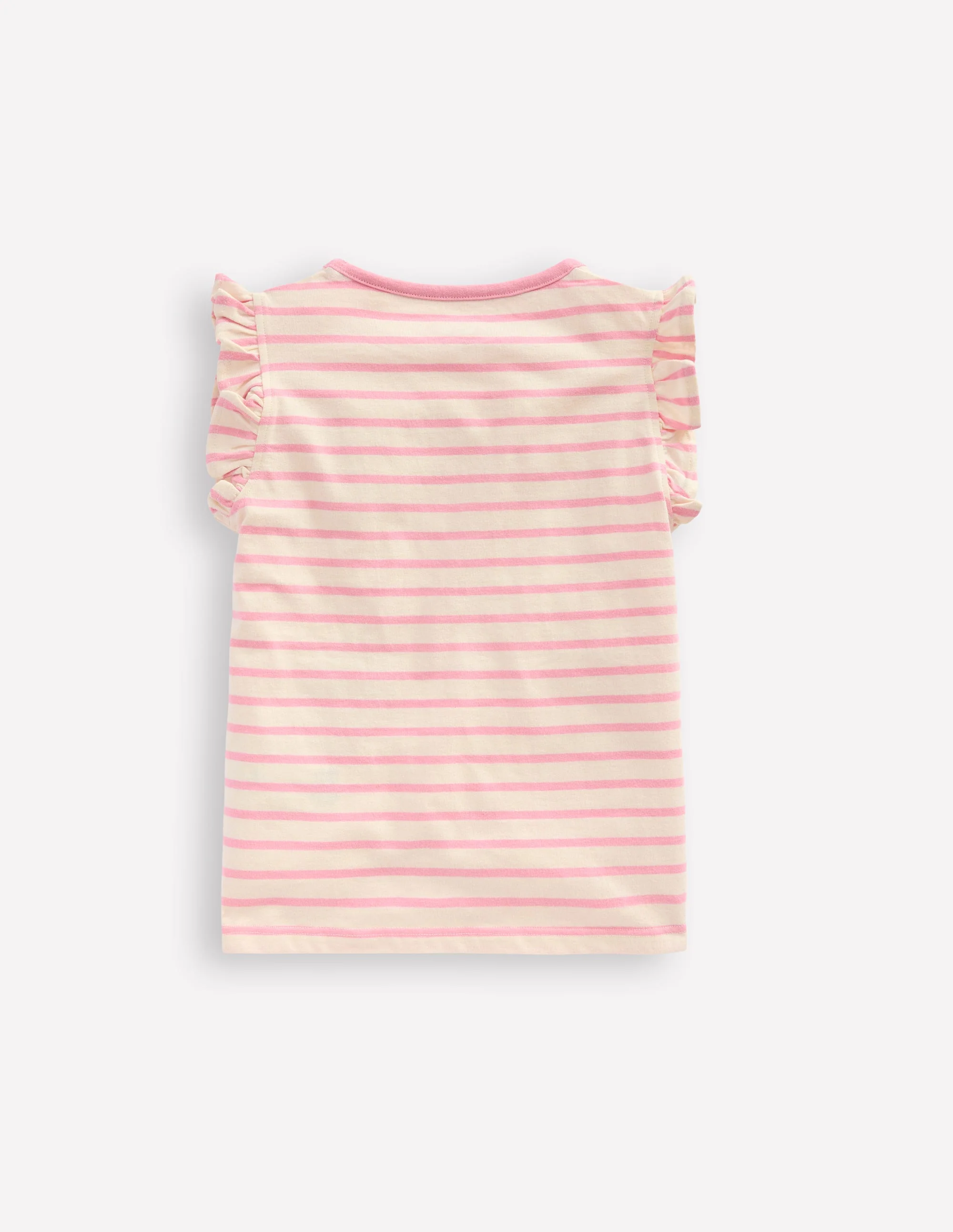T-Shirt mit Flatterärmeln-Kaugummirosa Obst - Image 2