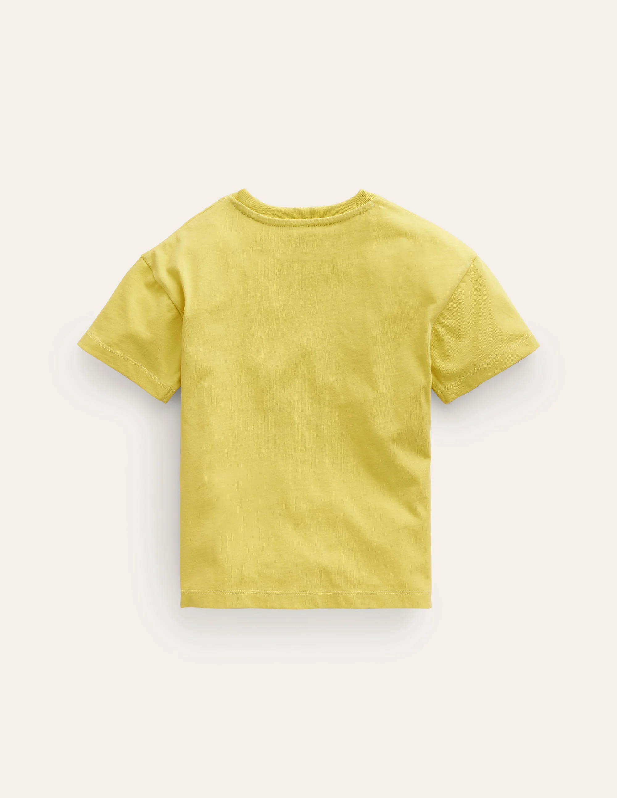 T-Shirt mit gesticktem Logo-Knallgelb Dinosaurier - Image 2
