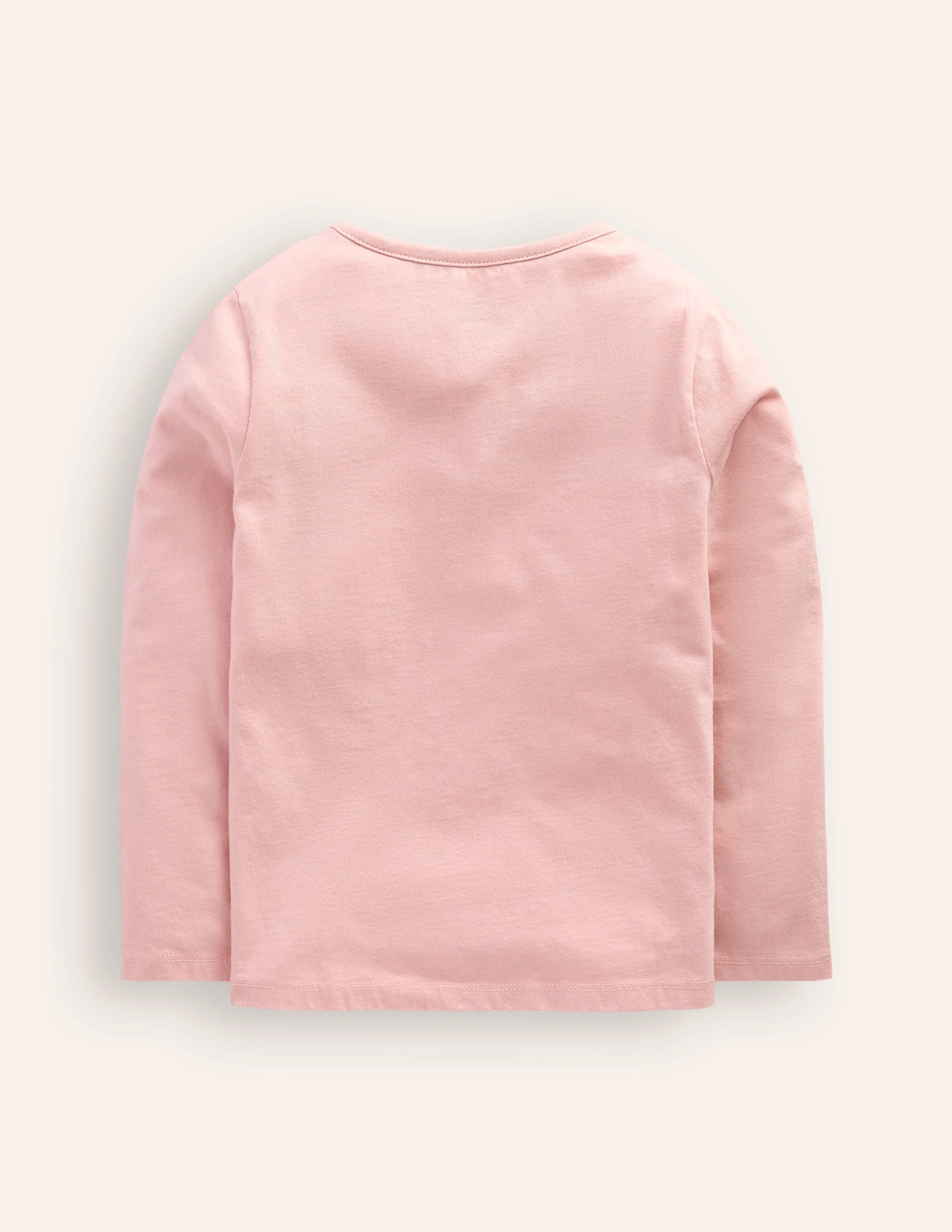 T-Shirt mit Grafikdruck-Kreiderosa Pilze - Image 2