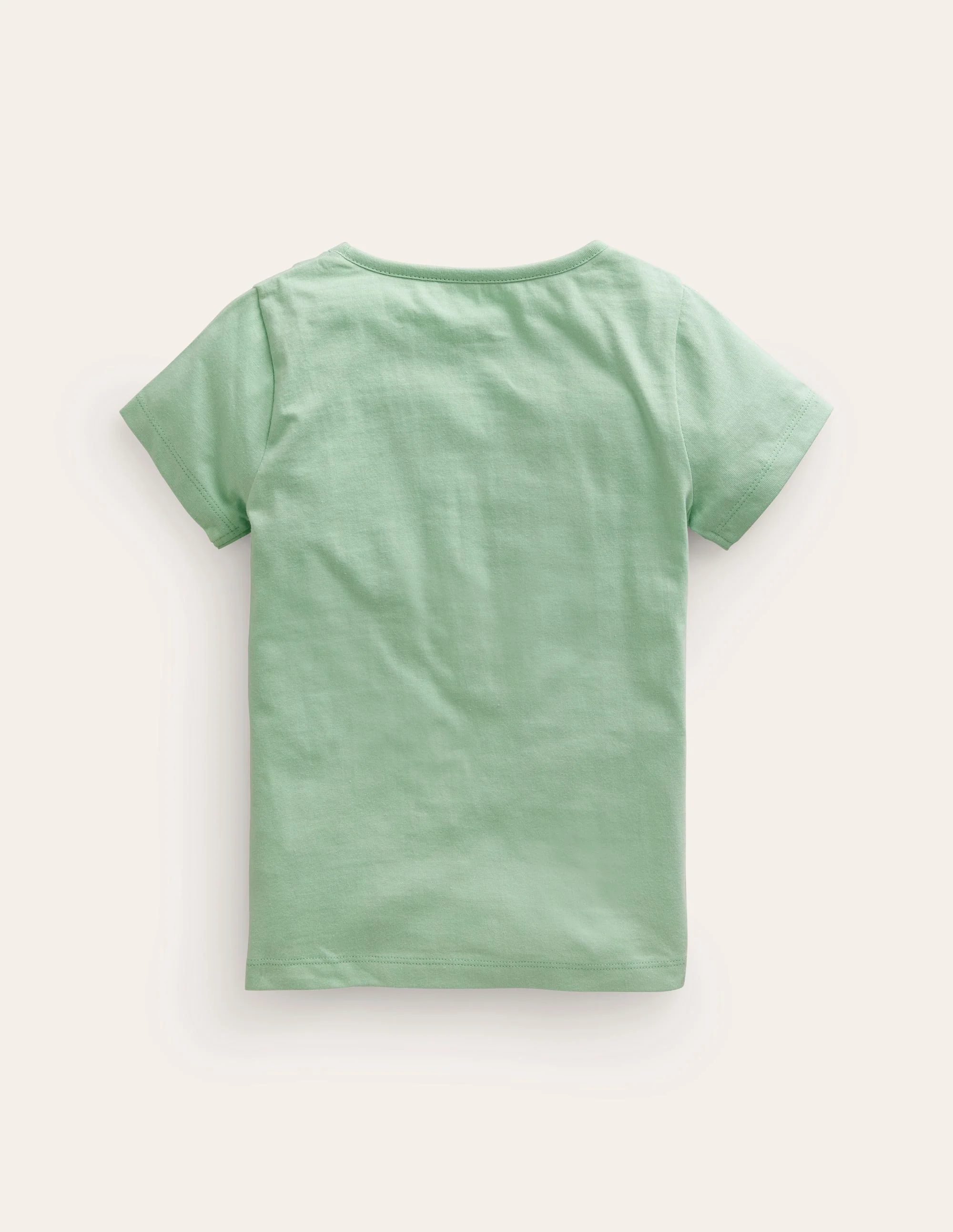T-Shirt mit Superstitch-Logo-Pistaziengrün Tiere - Image 2