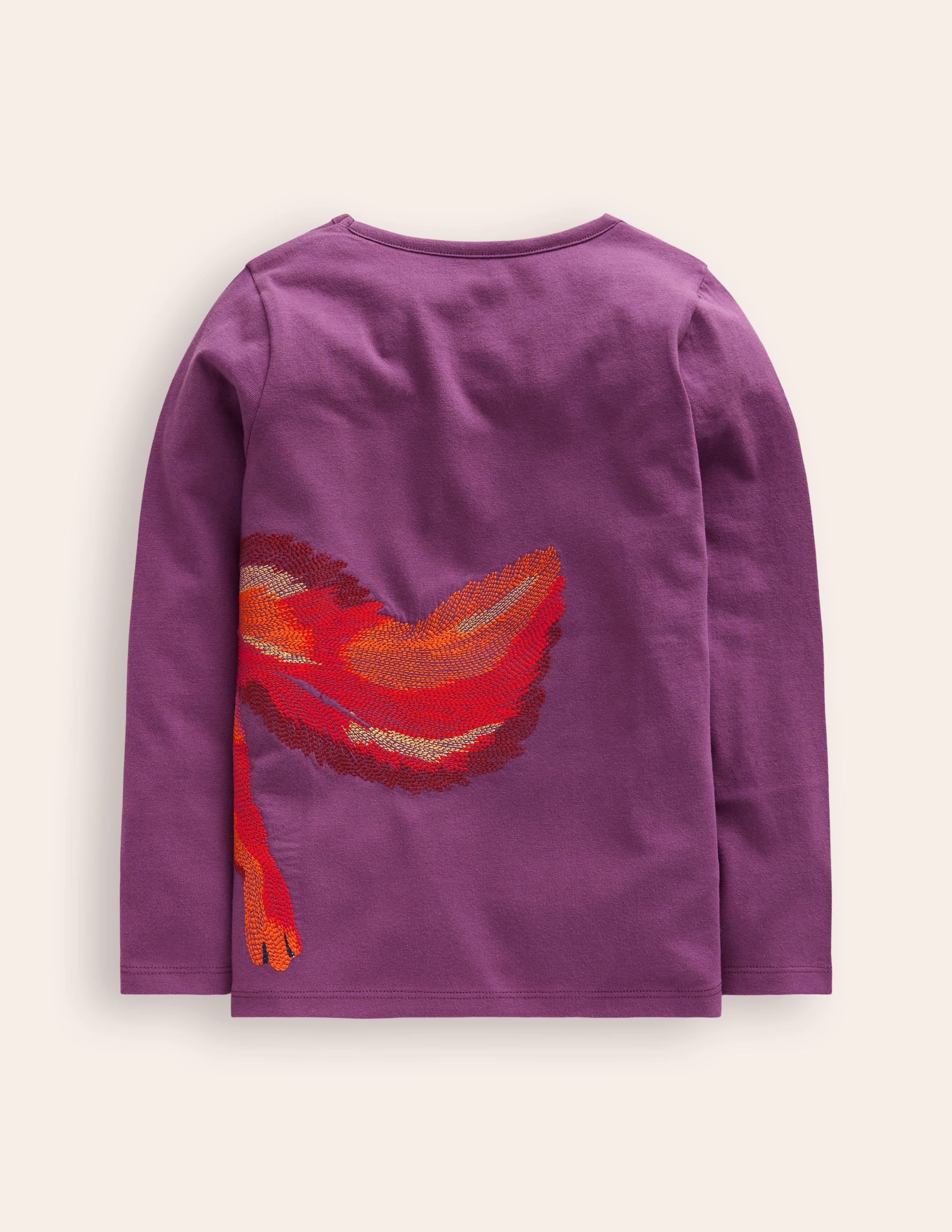 T-Shirt vorne & hinten-Strauchlila Eichhörnchen - Image 2
