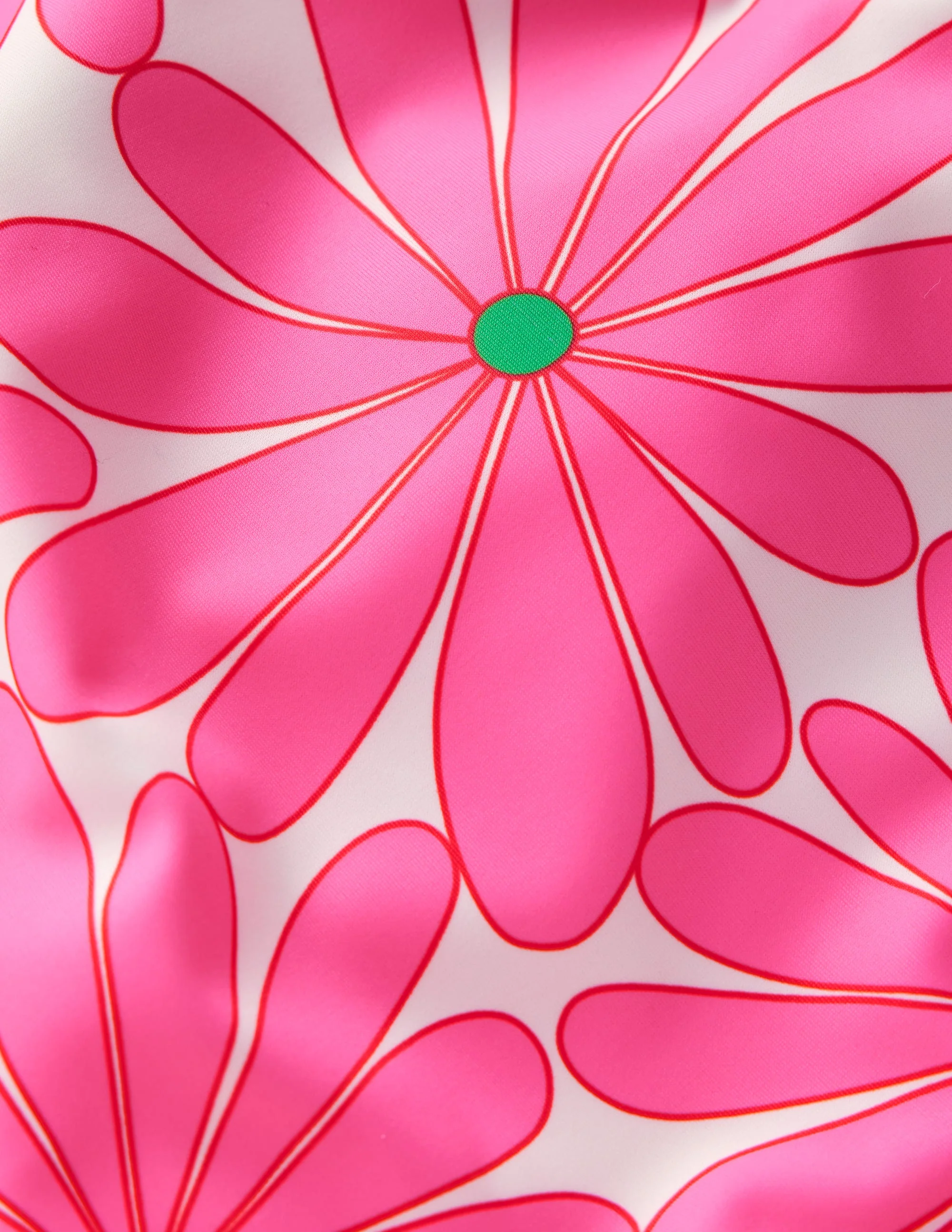 Tankini-Oberteil mit gekreuzten Rückenträgern-Festivalrosa Gänseblümchen - Image 3