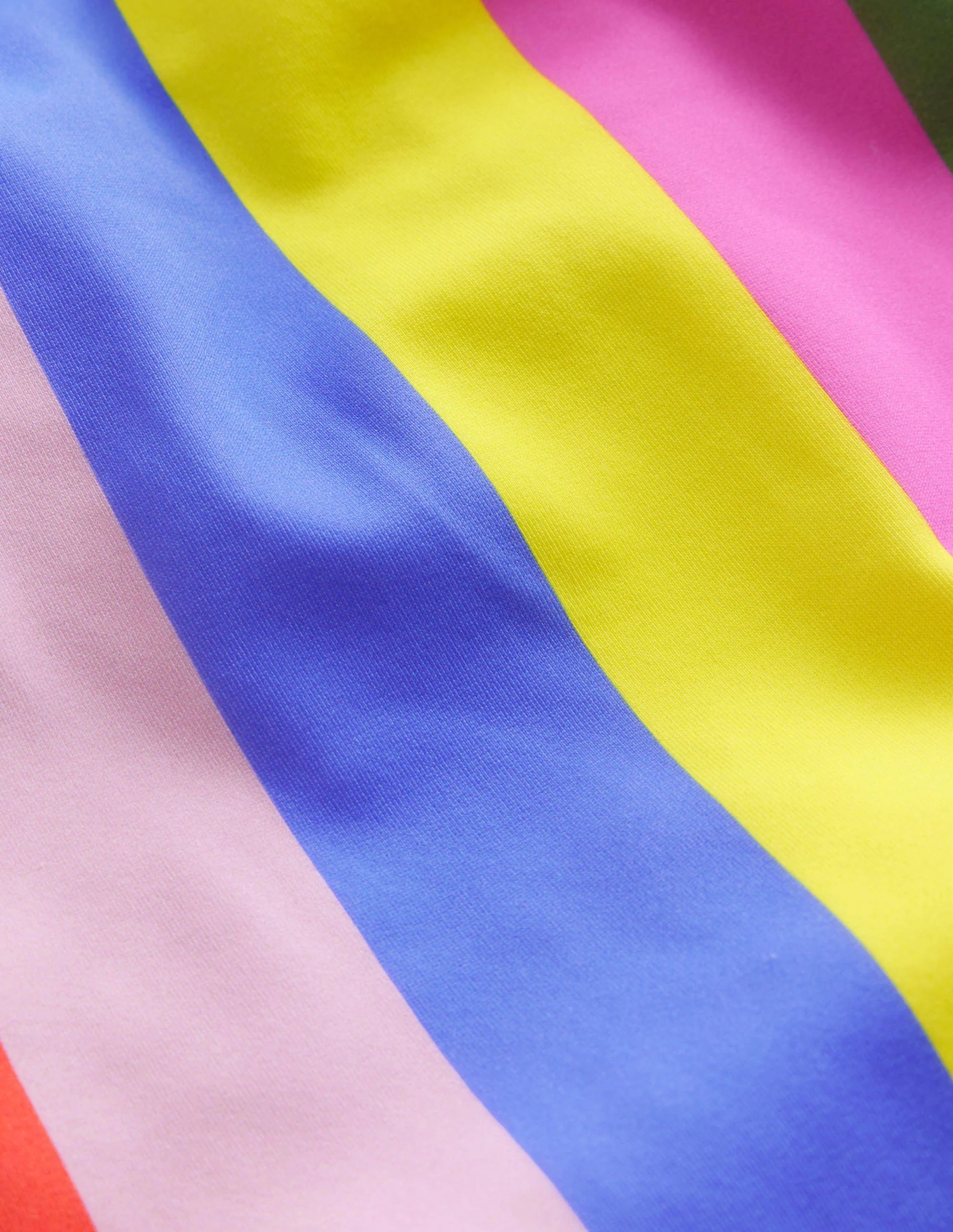 Tankini-Oberteil mit gekreuzten Rückenträgern-Sanft Bunt Gestreift - Image 3