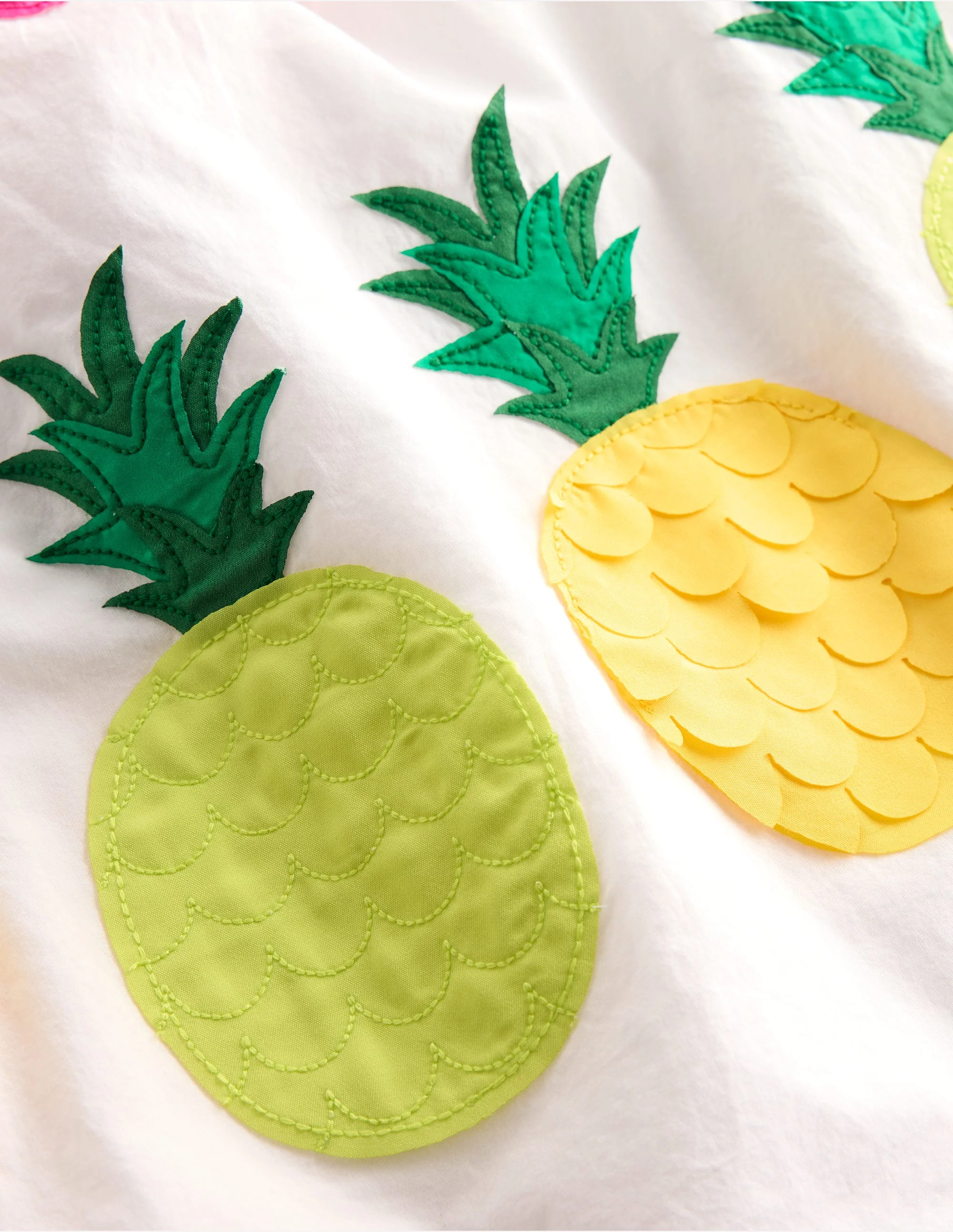 Trägerkleid mit Applikation-Sanftes Naturweiß Frucht - Image 6