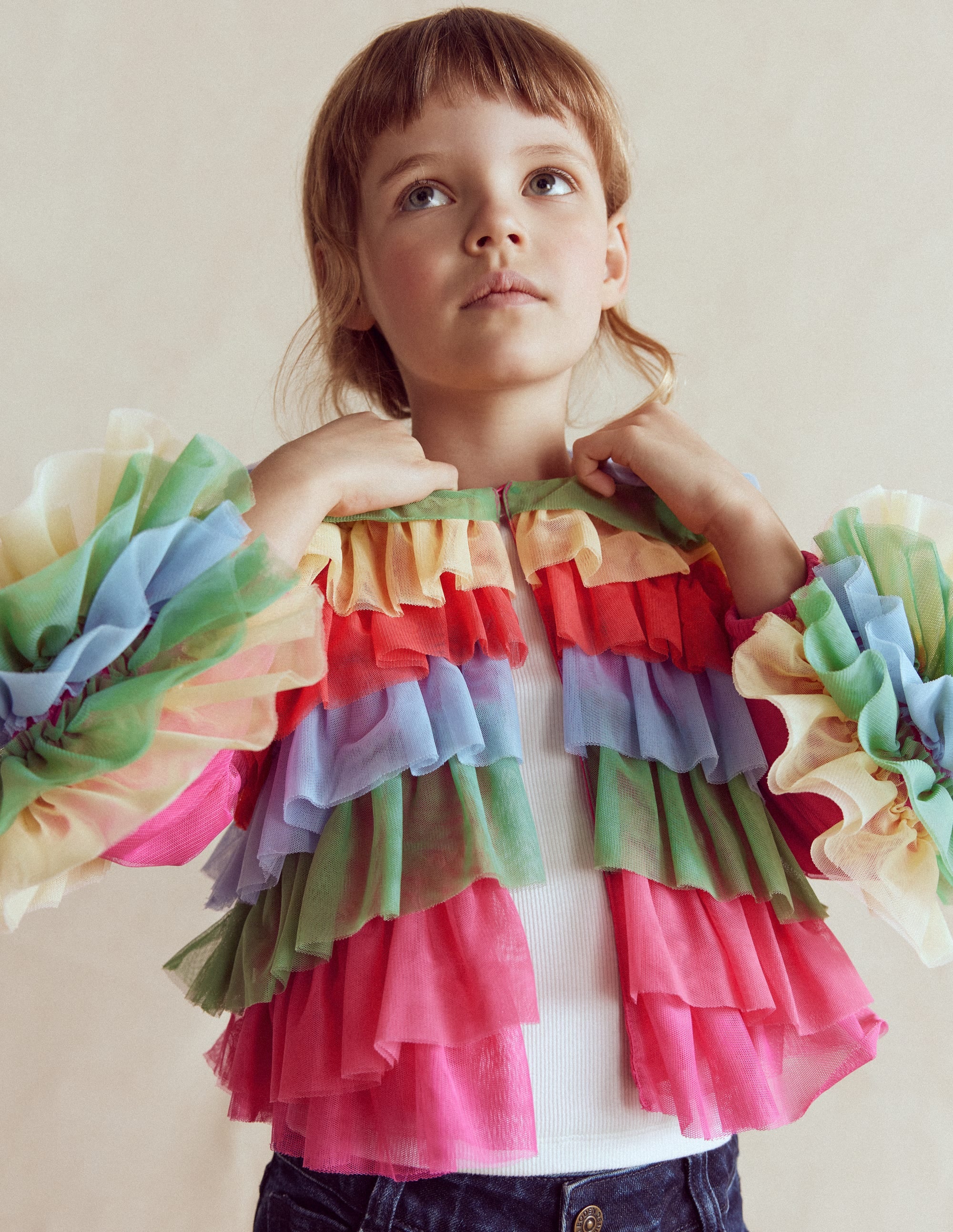Tülljacke in Regenbogenfarben-Arc-en-ciel multi - Image 3