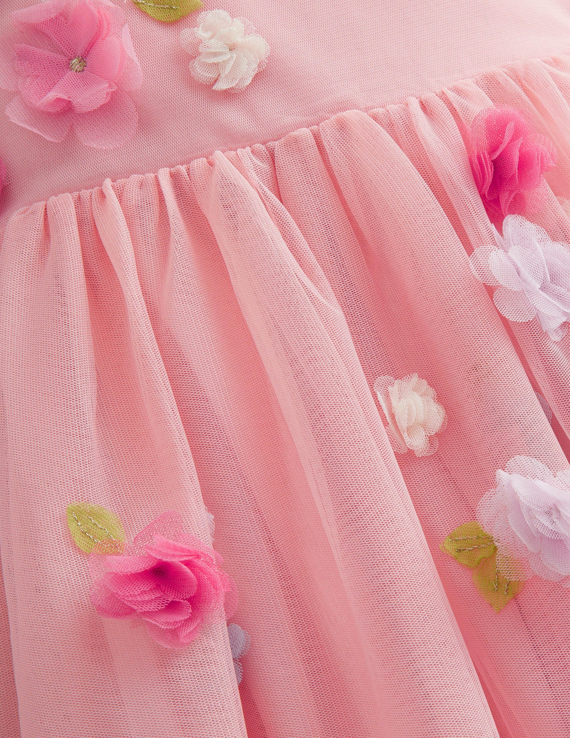 Tüllkleid mit Applikationen-Provence-Altrosa - Image 3