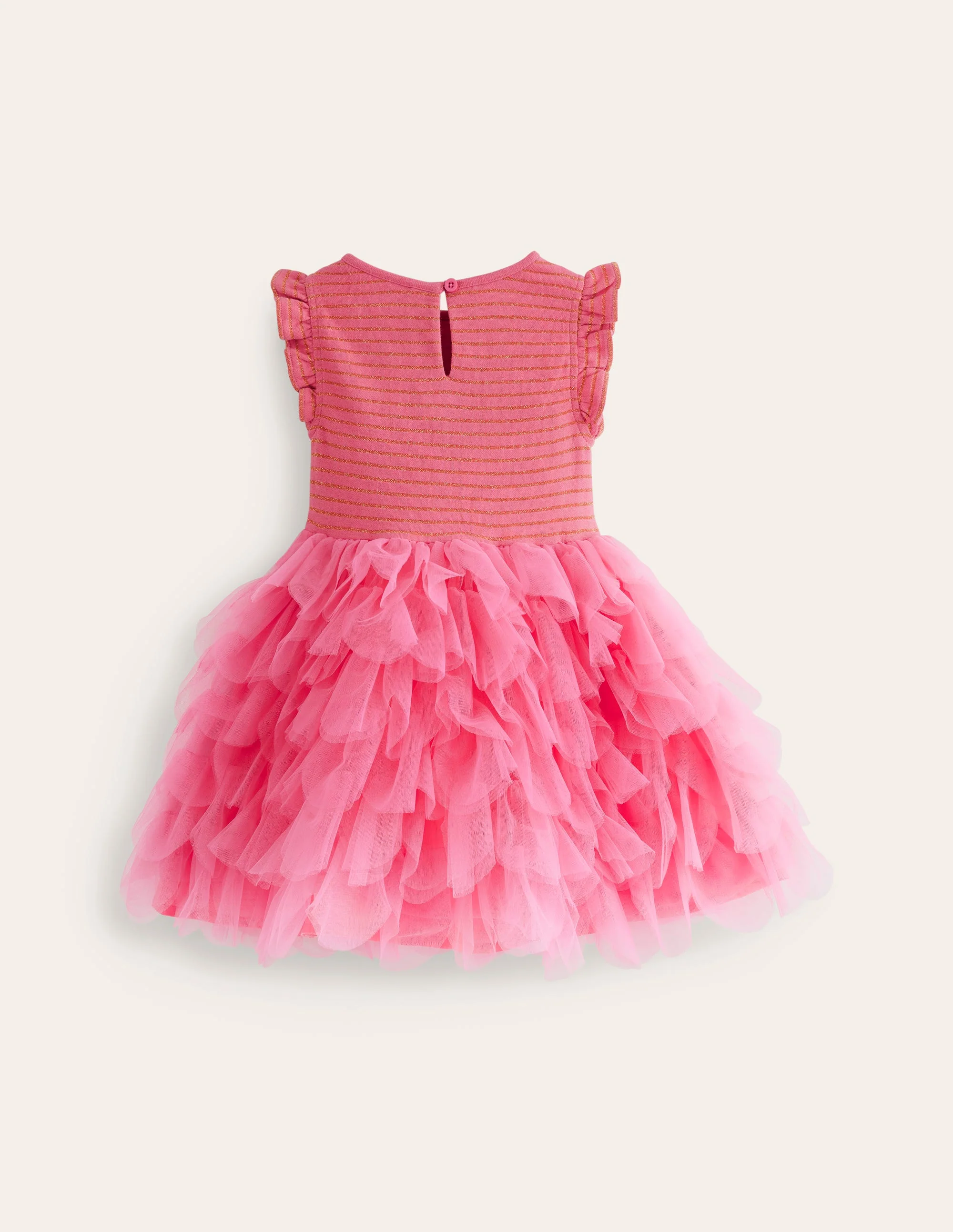 Tüllkleid mit Blütenblattrock-Zuckerwattenrosa - Image 2