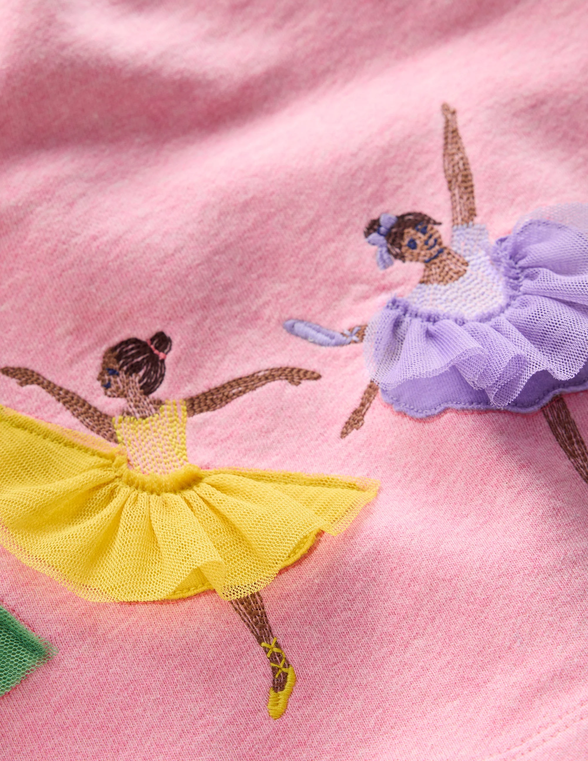 Tunika mit Applikation-Rosa Ballerinas - Image 3