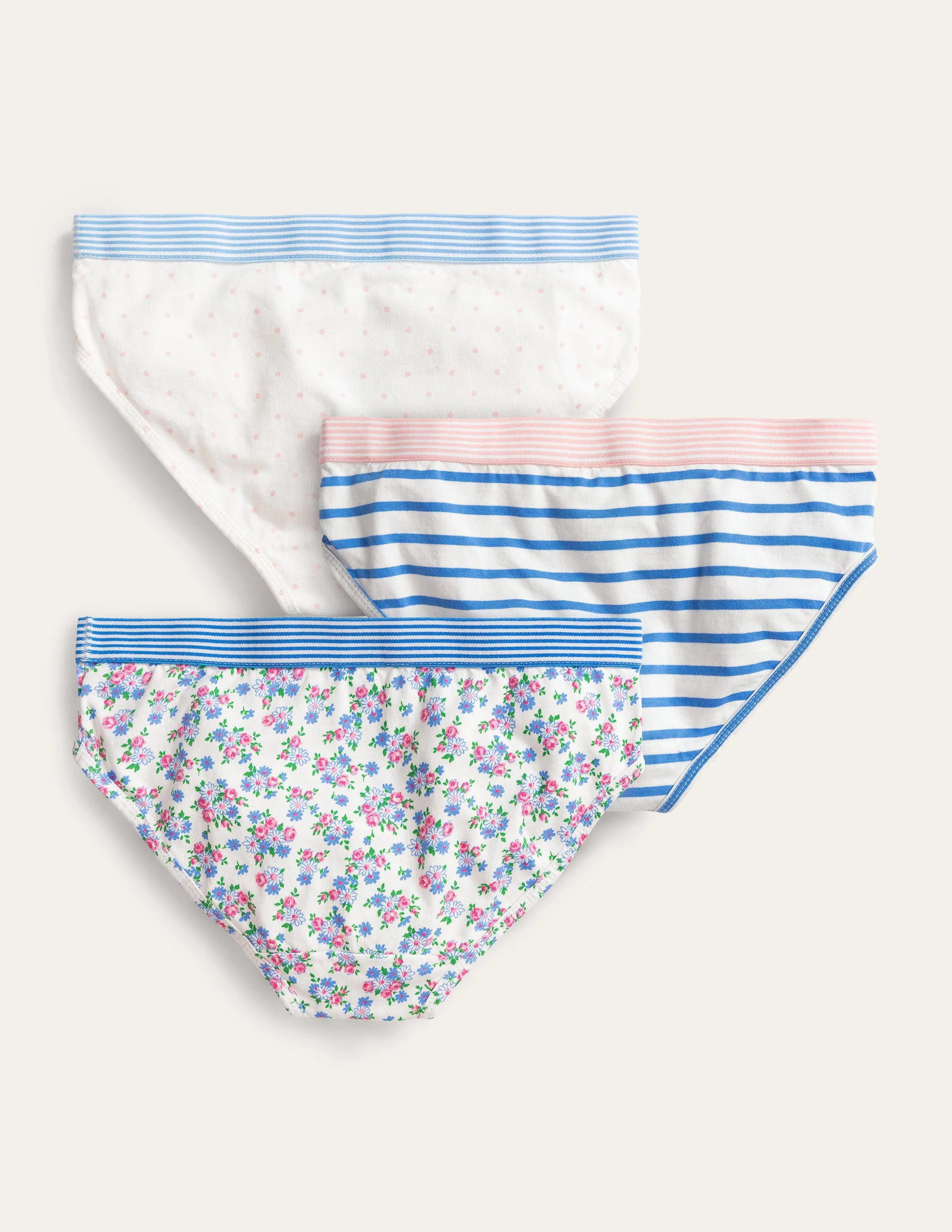 Unterhosen im 3er-Pack-Bunt Blumenmuster - Image 2