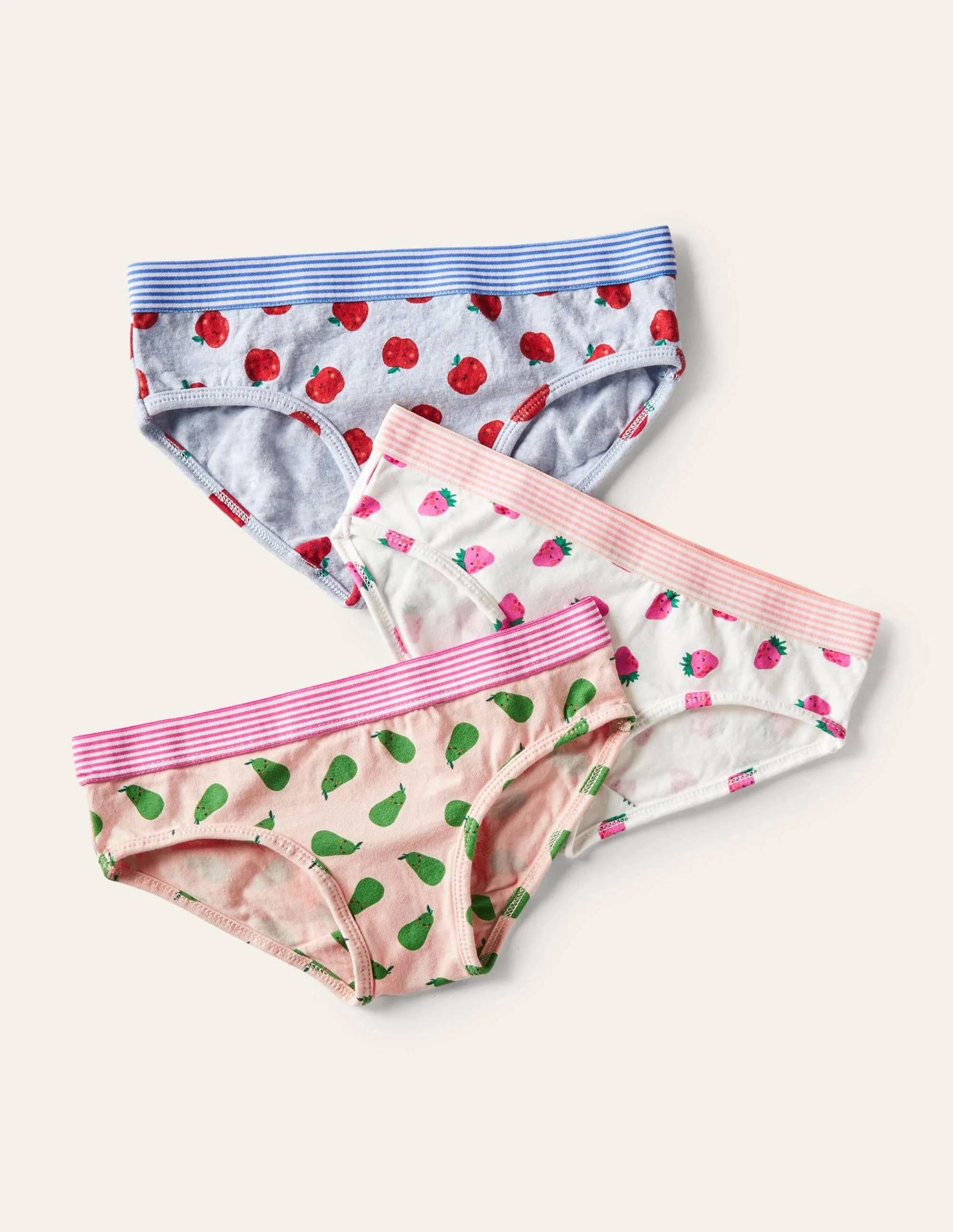 Unterhosen im 3er-Pack-Bunt, Früchte