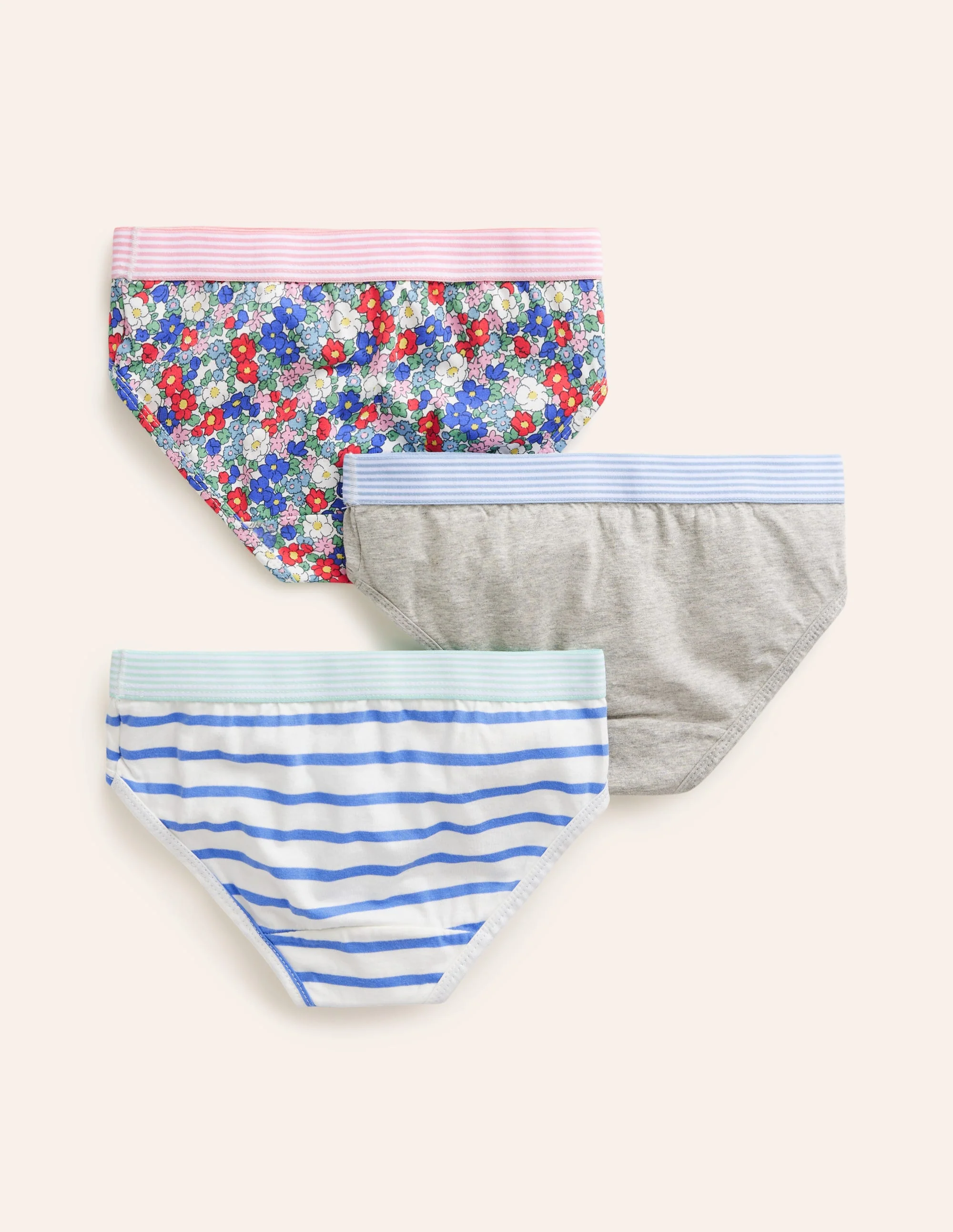 Unterhosen im 3er-Pack-Bunt & Nautisch Floral - Image 2