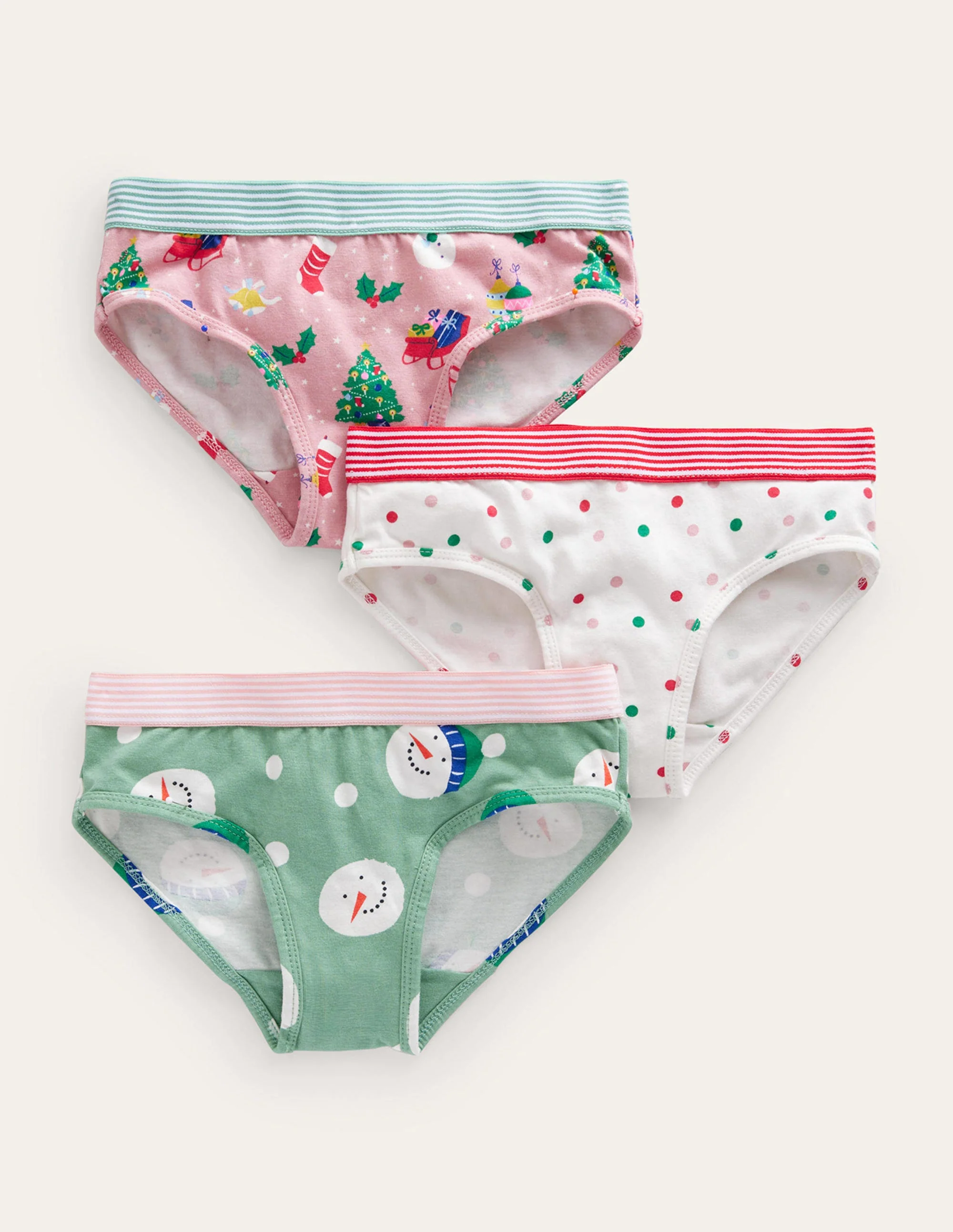 Unterhosen im 3er-Pack-Rosa Festlich