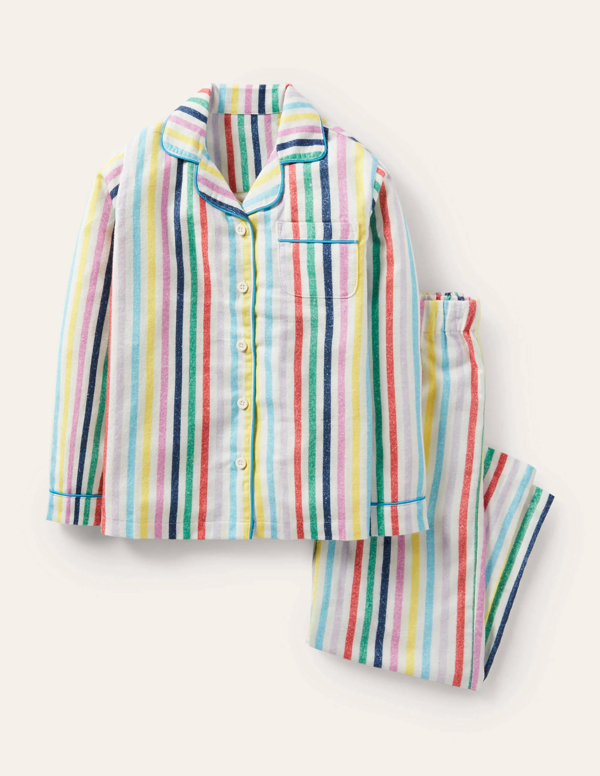 Vanessa Mini-Me Schlafanzug-Set-Bunt, Gestreift