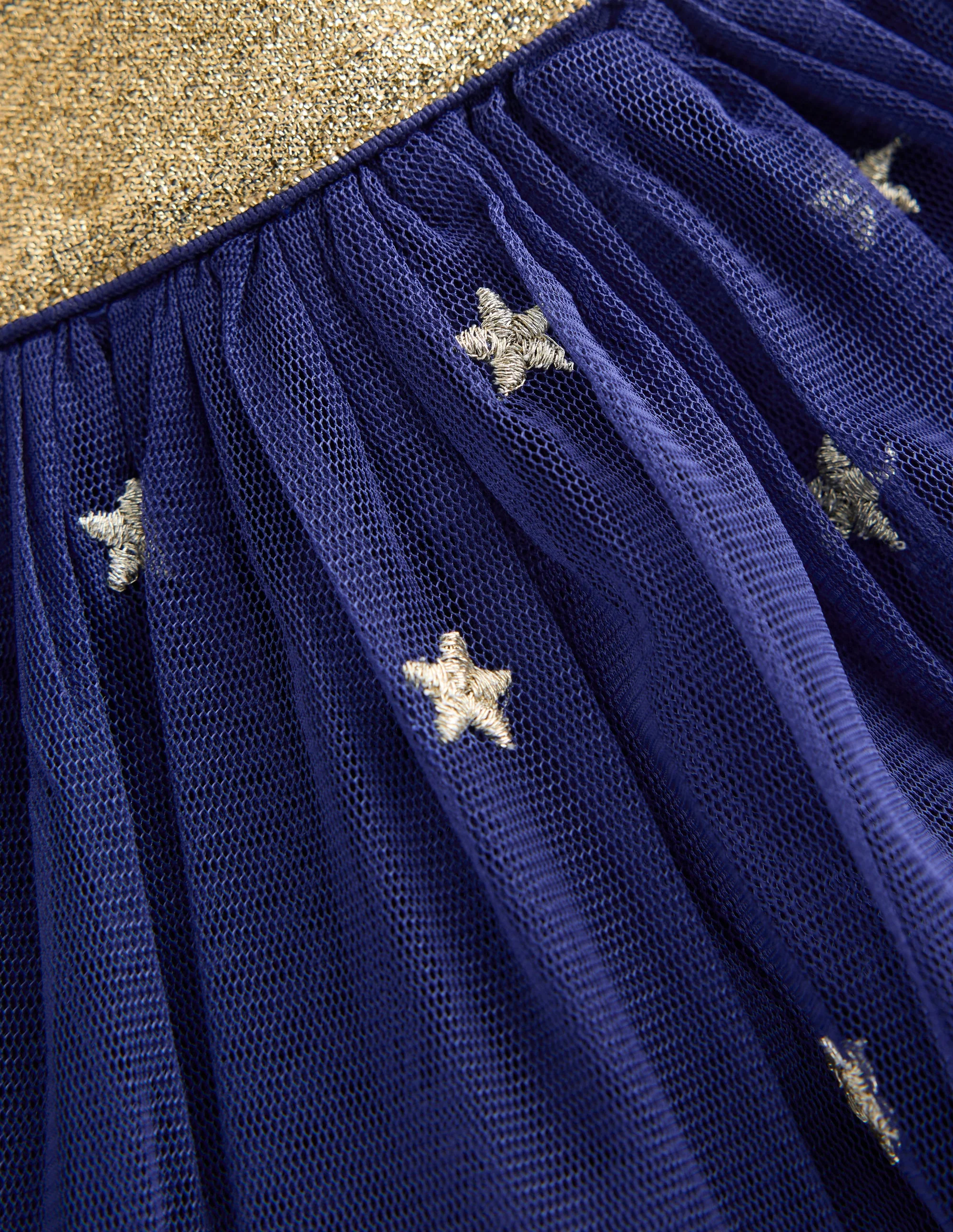 Verzierter Tüllrock-Marineblau Sterne - Image 6