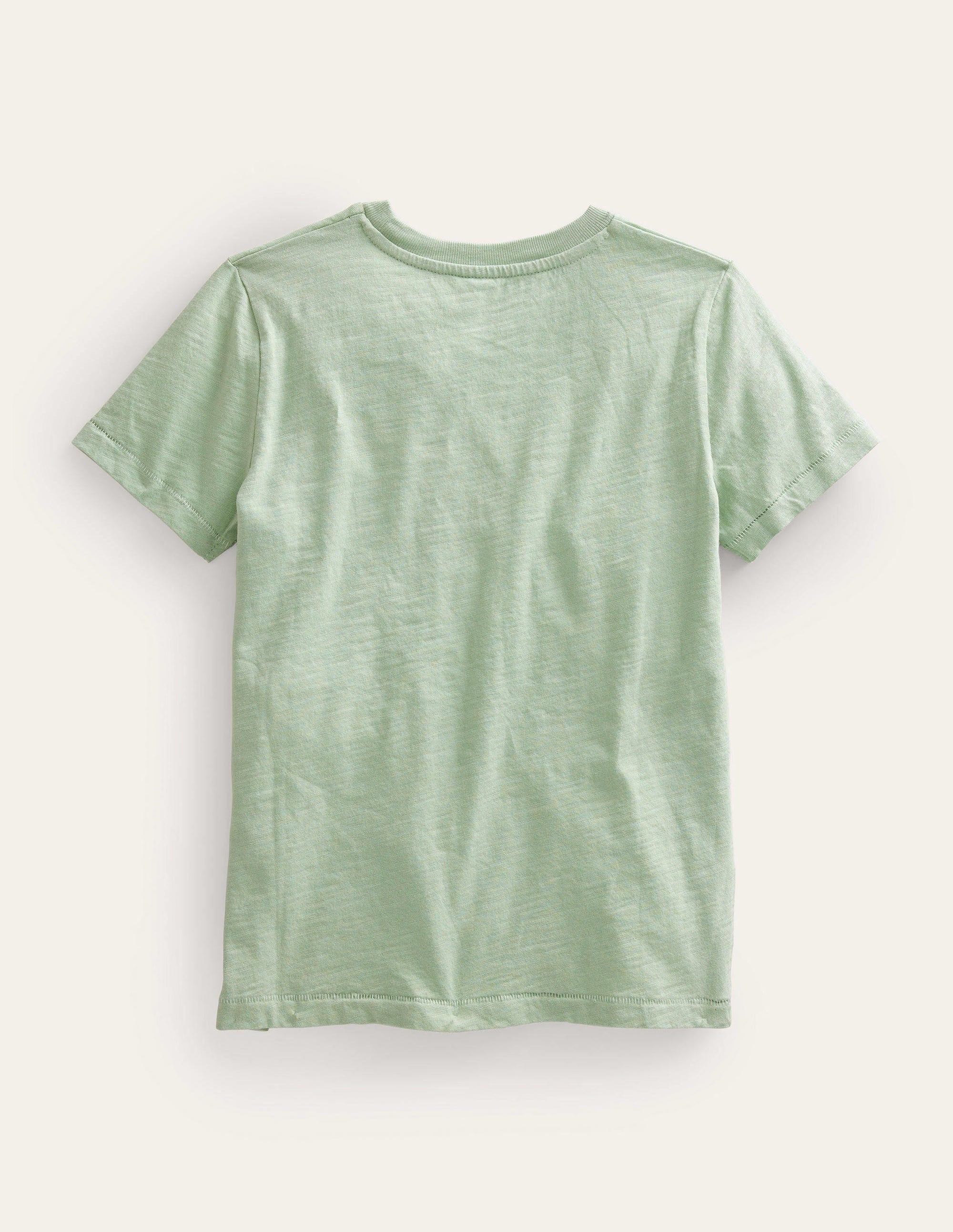 Vorgewaschenes Flammgarn-T-Shirt-Stangenbohne/Schuluniform-Marineblau - Image 2