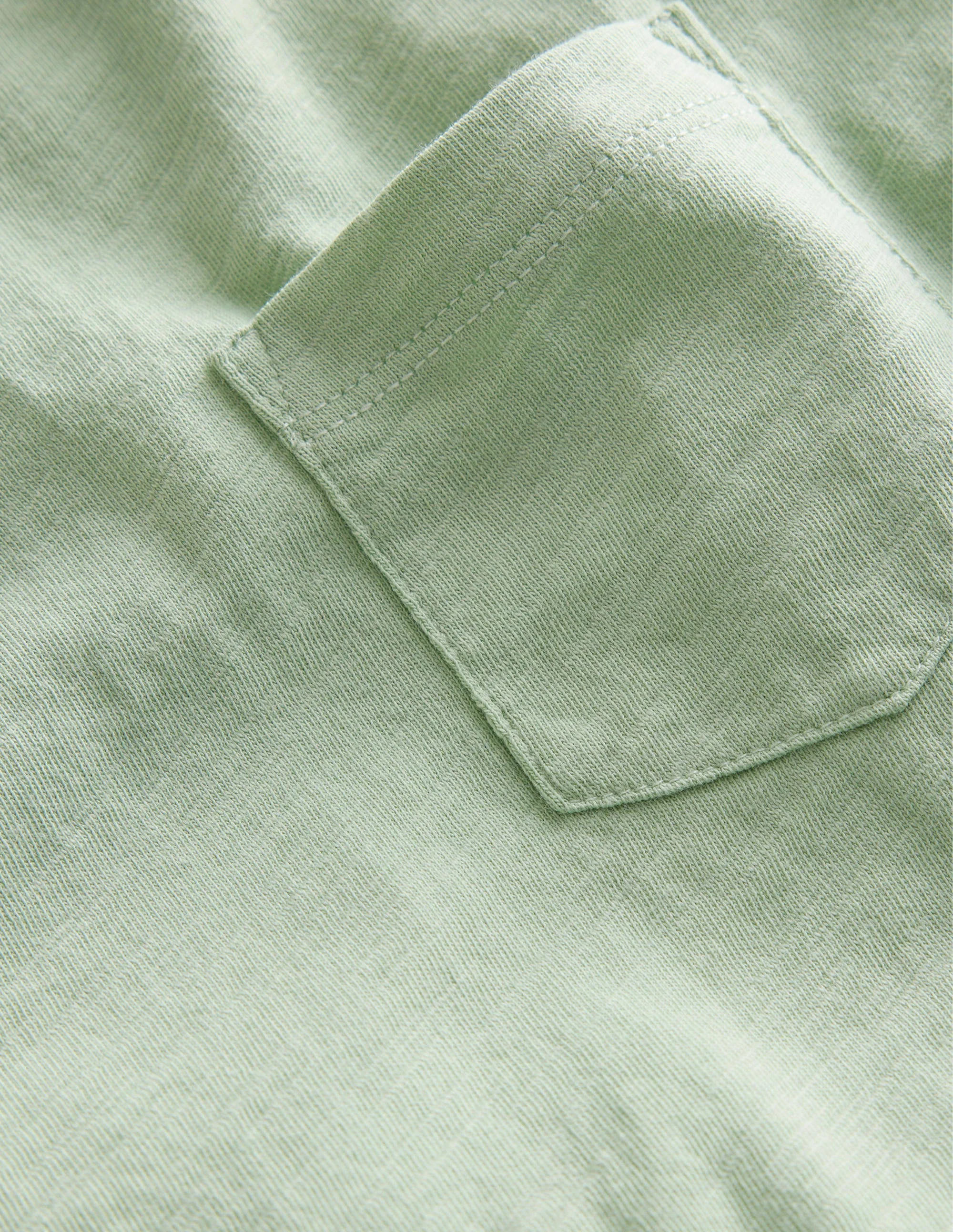 Vorgewaschenes Flammgarn-T-Shirt-Stangenbohne/Schuluniform-Marineblau - Image 3