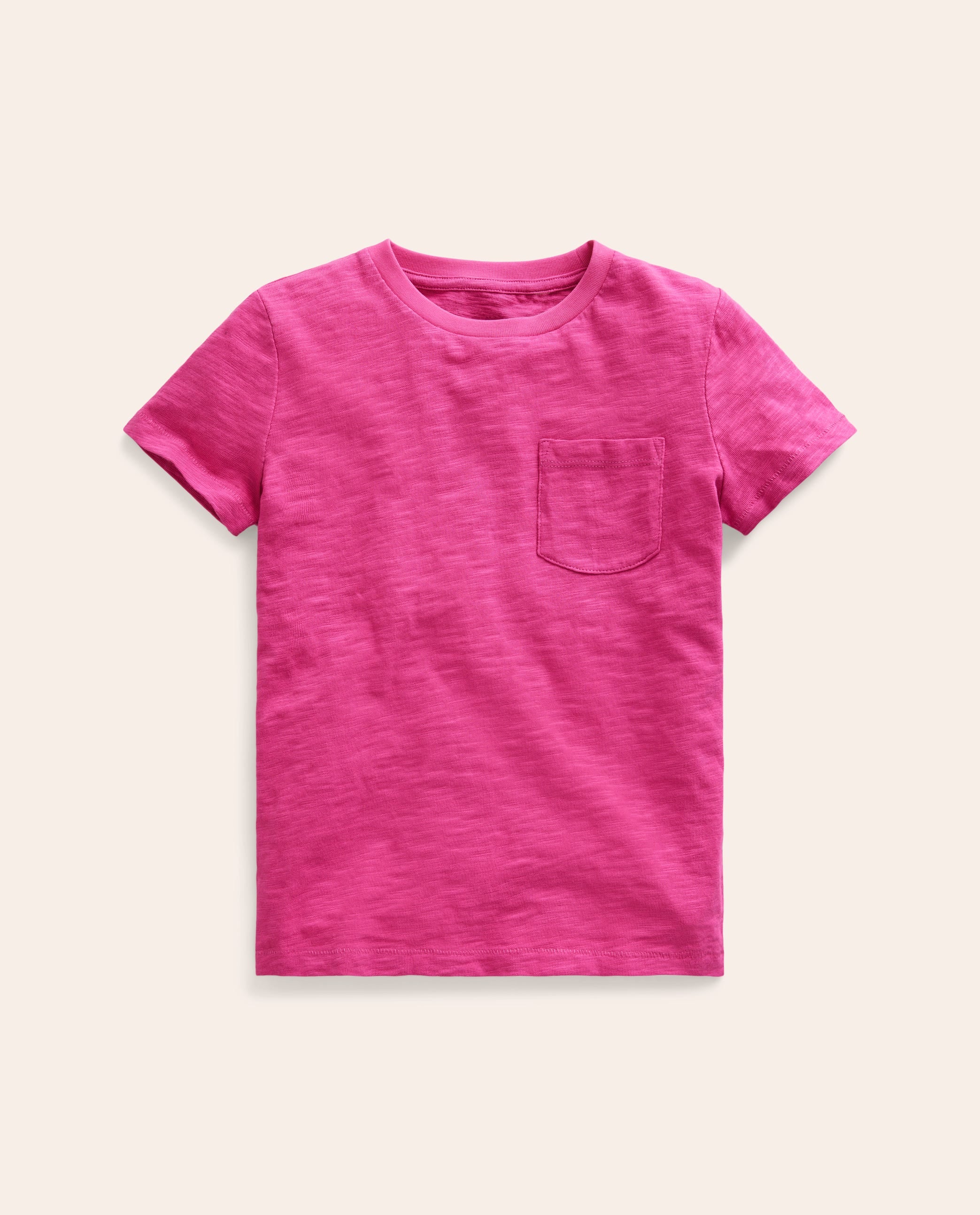 Vorgewaschenes Flammgarn-T-Shirt-Wundervolles Rosa