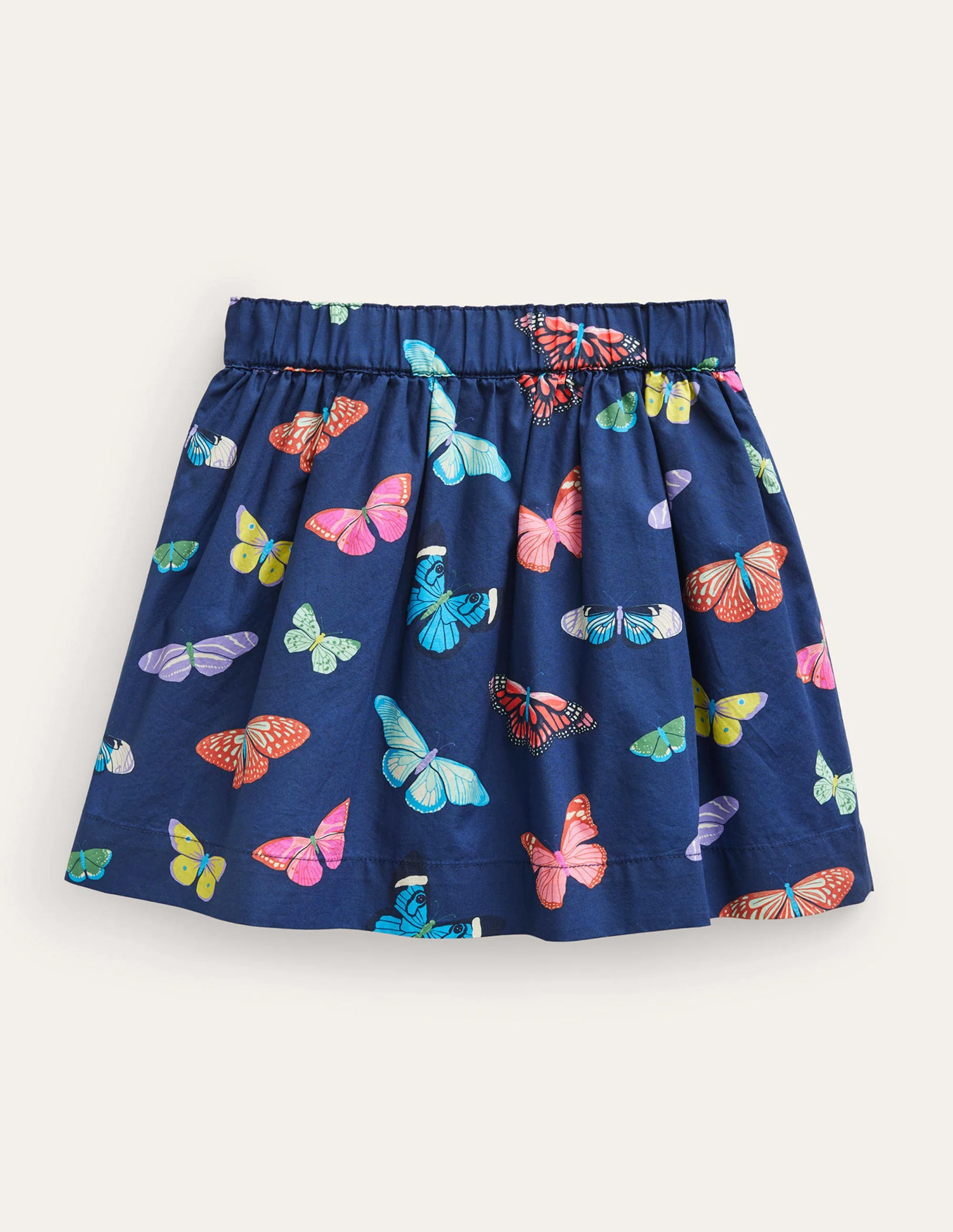 Wallender Rock zum Hineinschlüpfen-Schuluniform-Marineblau Schmetterlinge - Image 2
