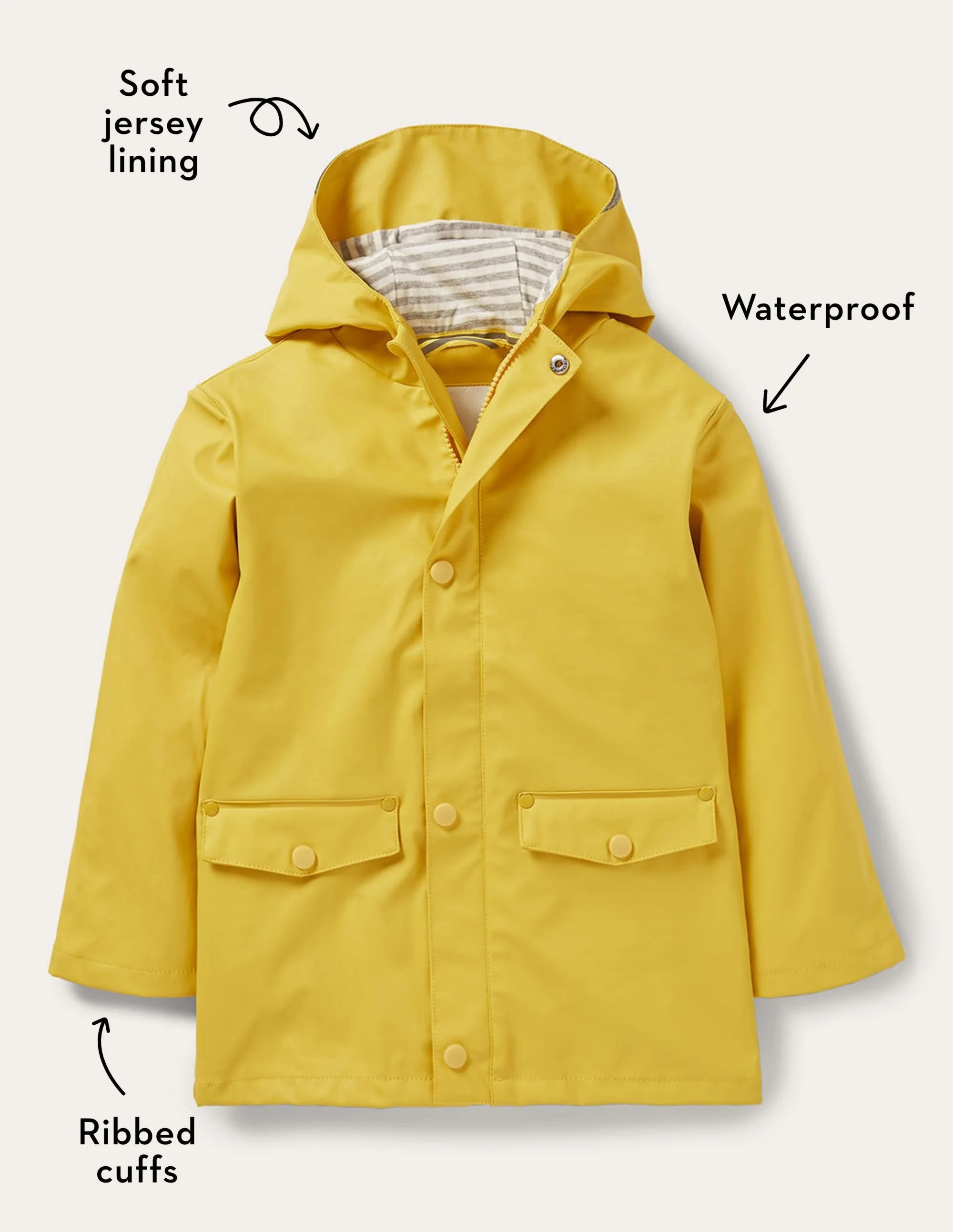 Wasserdichte Friesenjacke-Wespengelb - Image 7