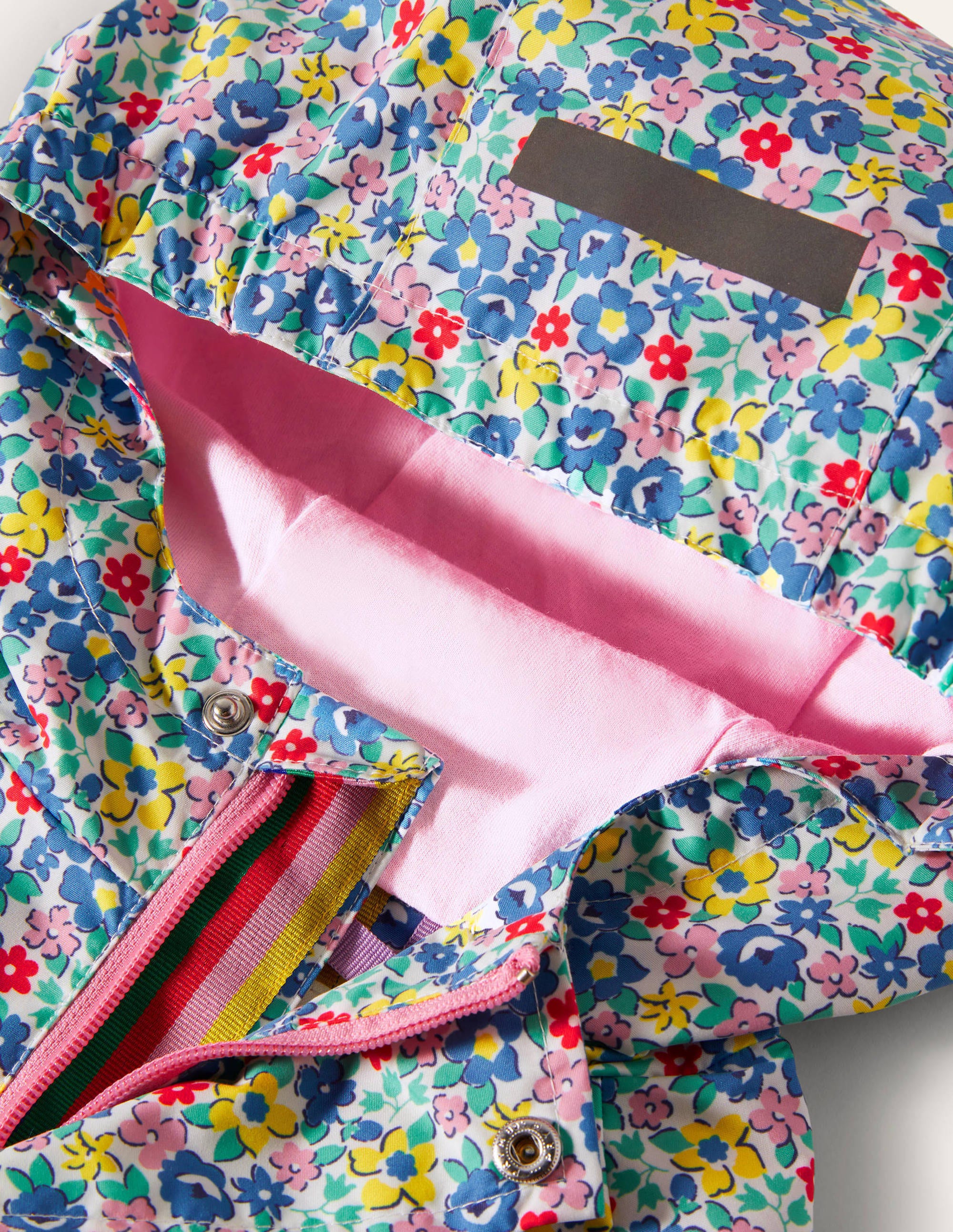 Wasserdichte Regenjacke-Bunt, Frühlingsblumen - Image 3