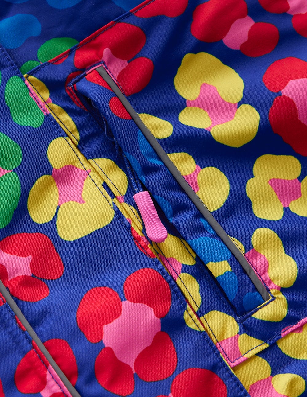 Wasserdichter Allwettermantel-Bunt, Regenbogenfarbenes Leopardenmuster - Image 3