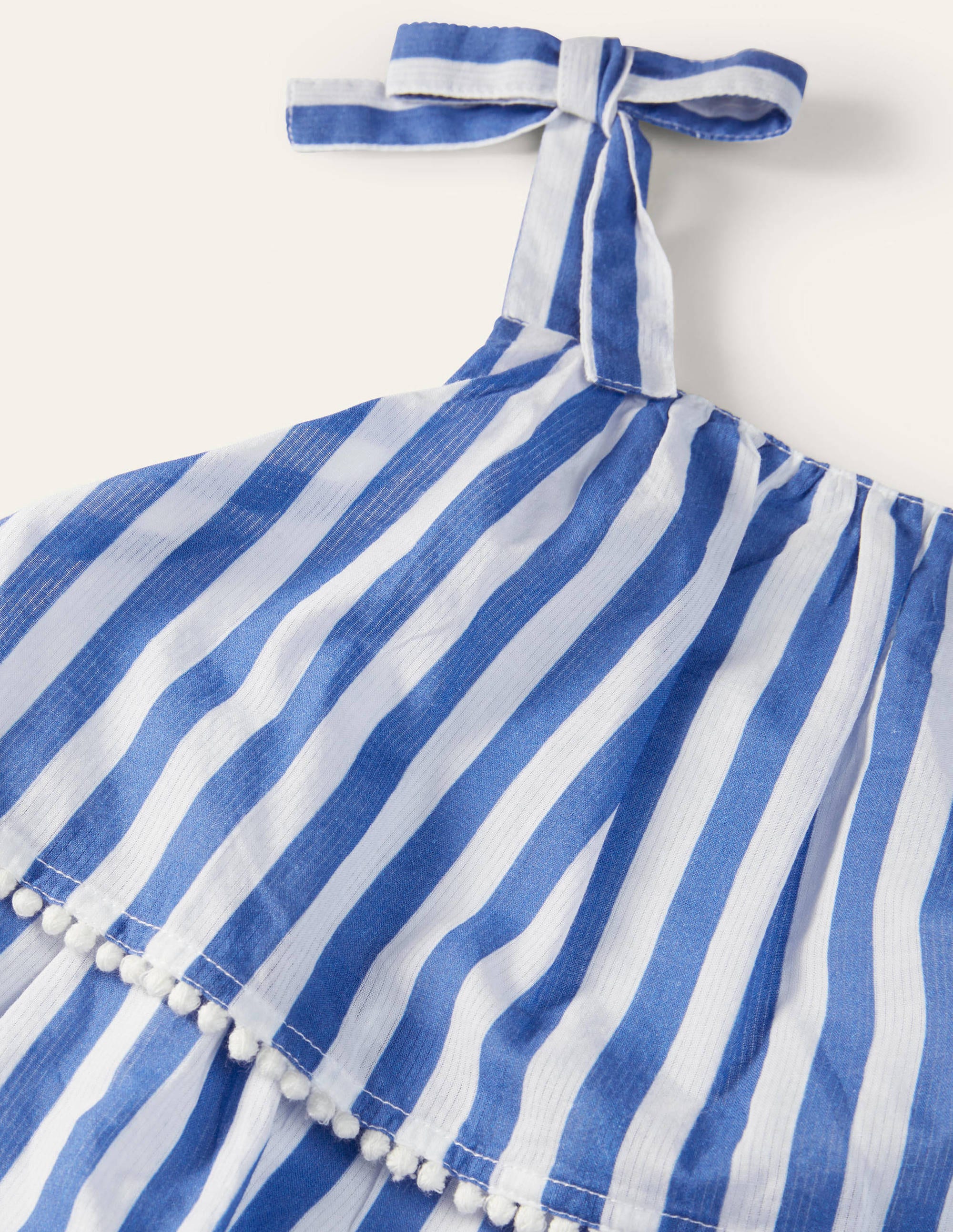 Weboberteil mit Stufen-Elisabethanisches Blau/Naturweiß - Image 3