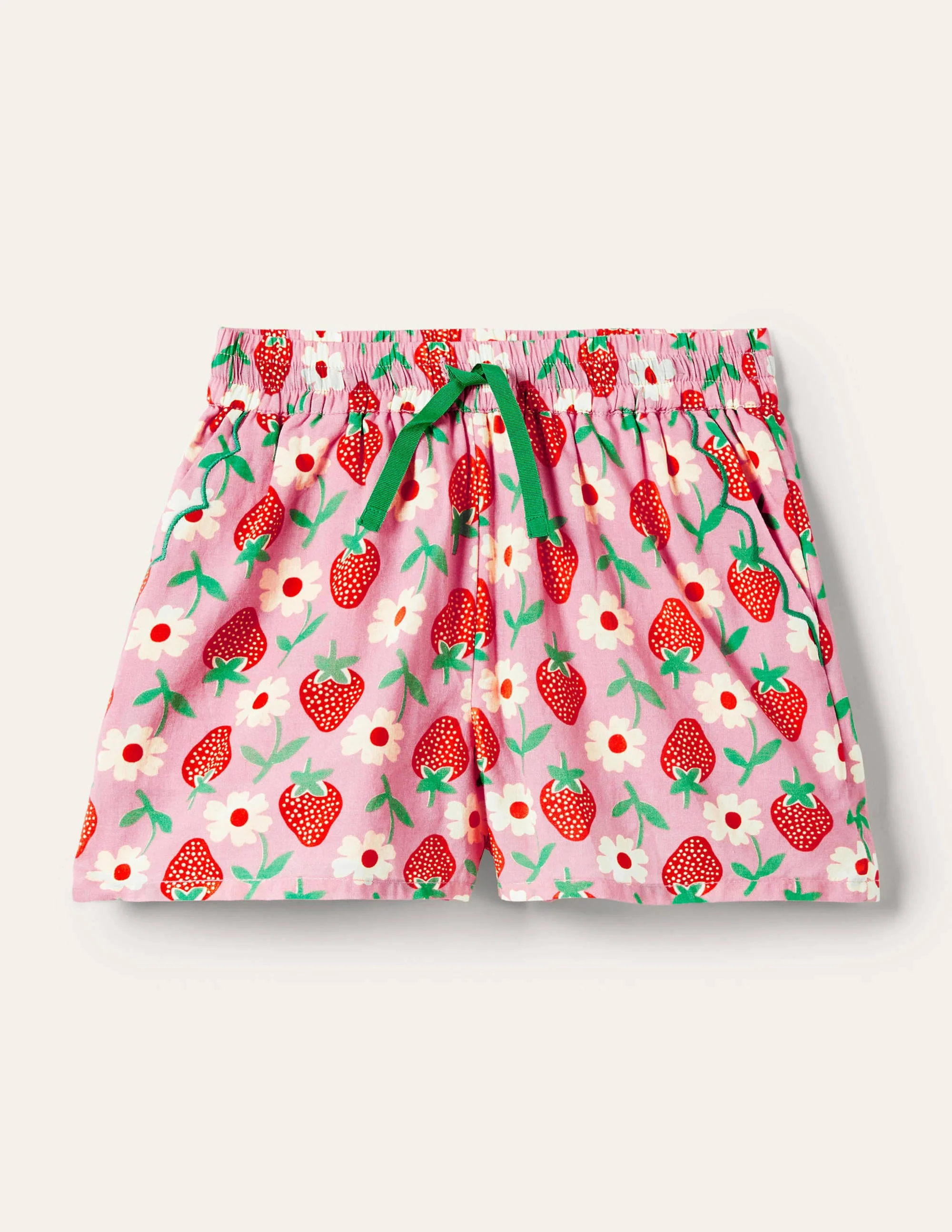Webshorts-Hellrosa, Erdbeeren