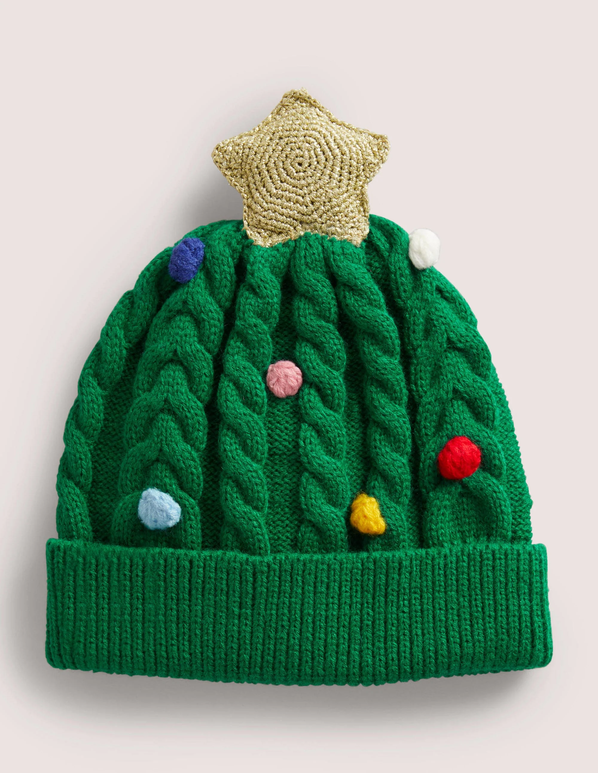 Weihnachtsbaum-Mütze-Grün