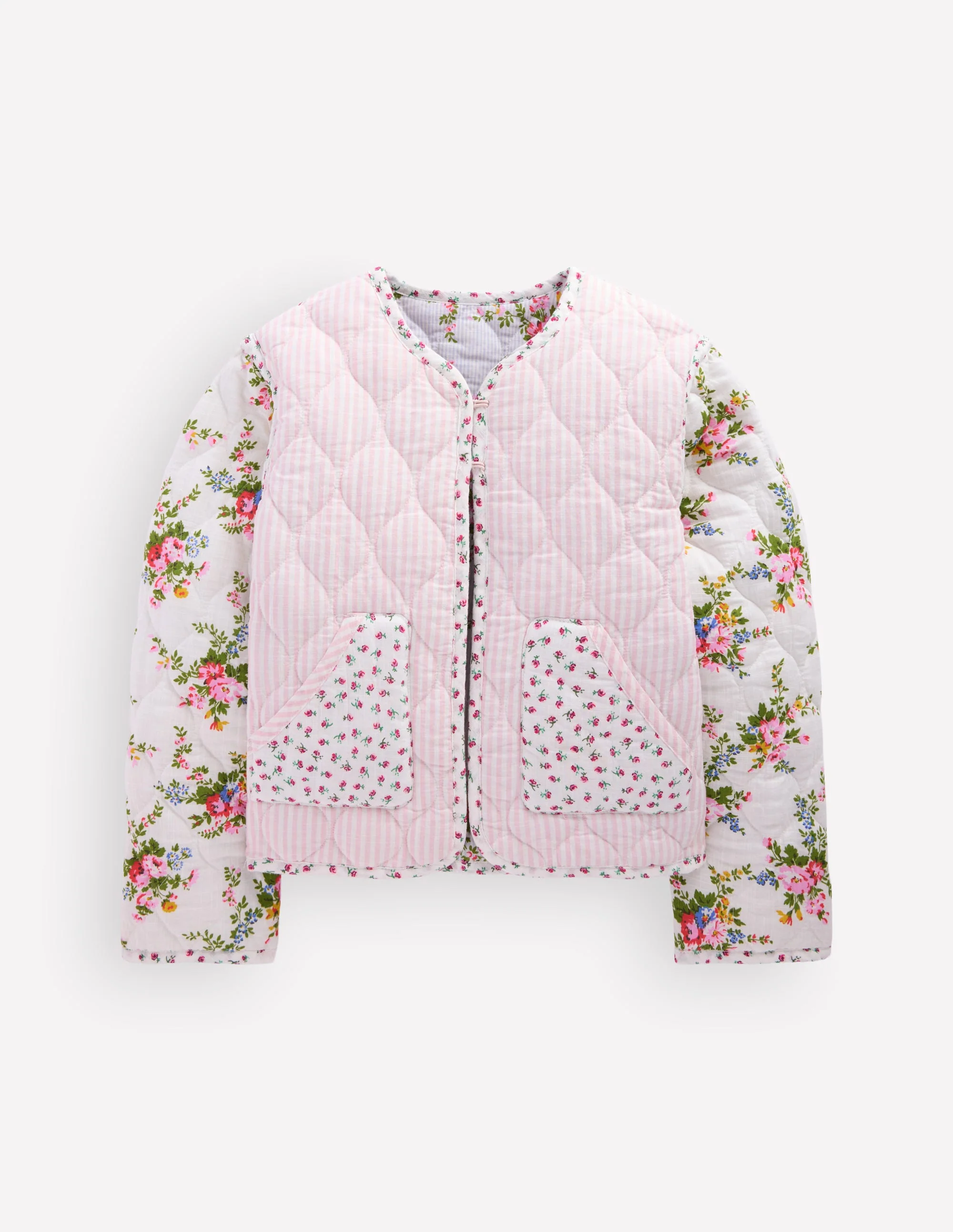 Wendbare Steppjacke-Kuddelmuddel-Blumenmuster - Image 4