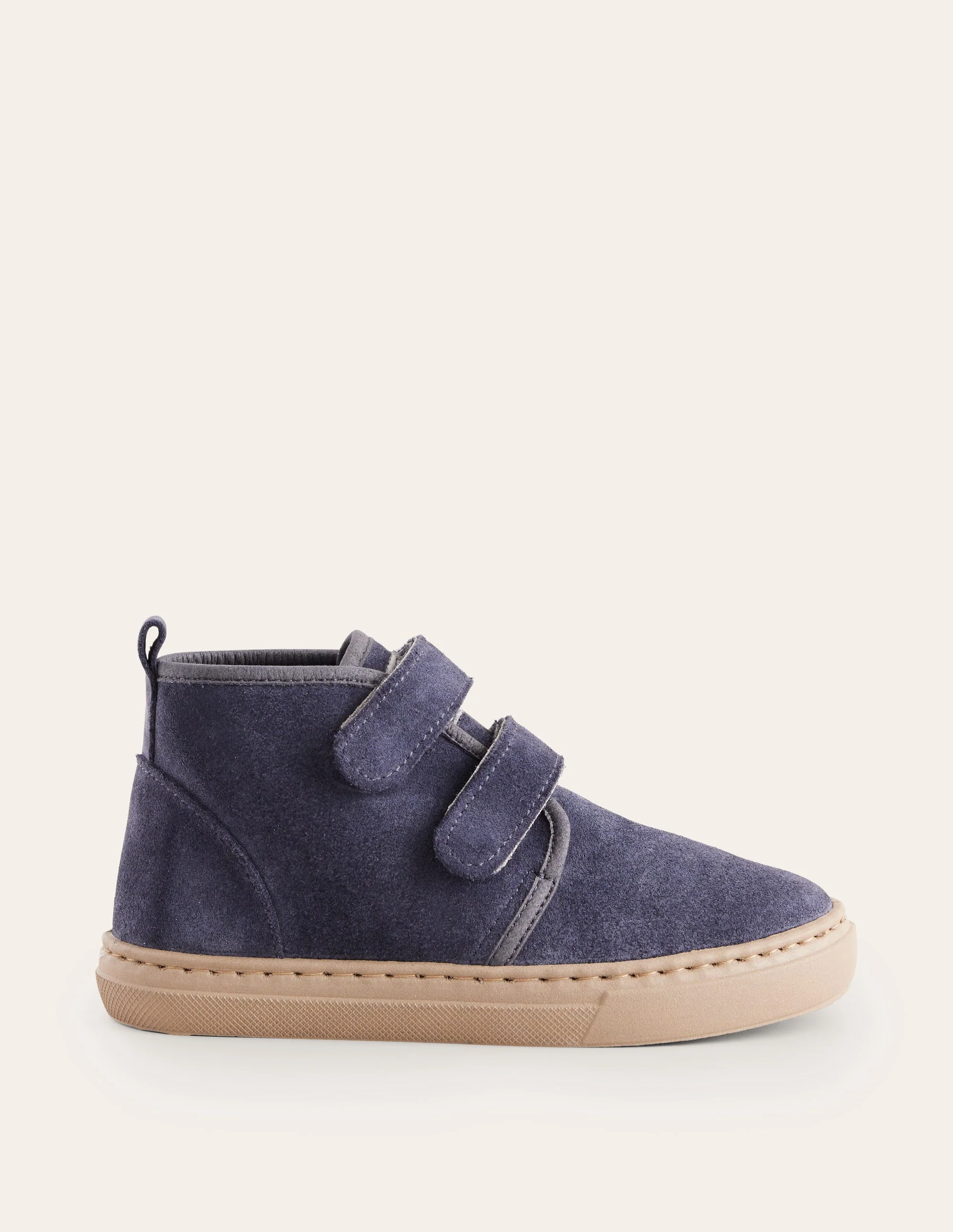 Wildleder-Riemenstiefel-Marineblau
