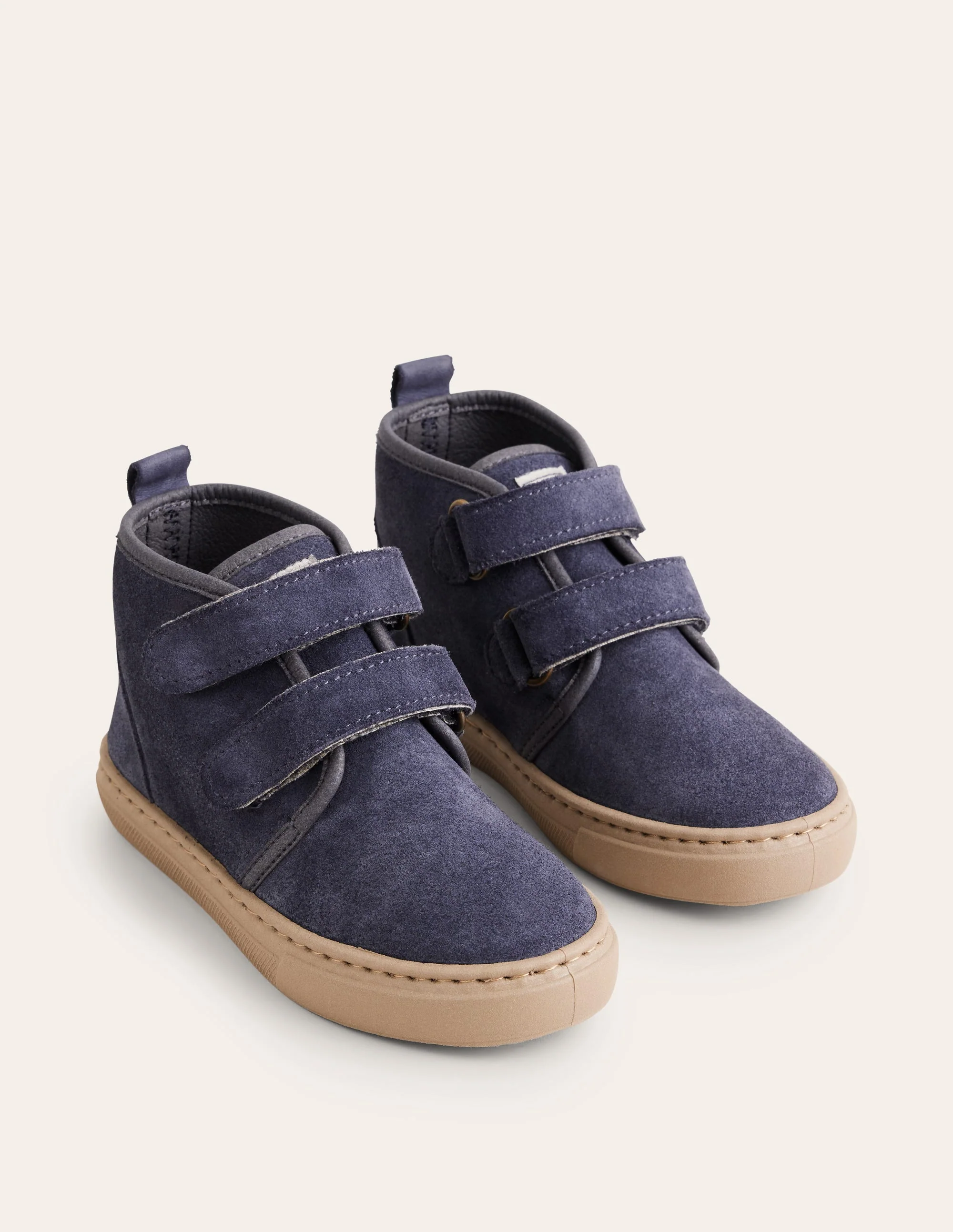 Wildleder-Riemenstiefel-Marineblau - Image 2