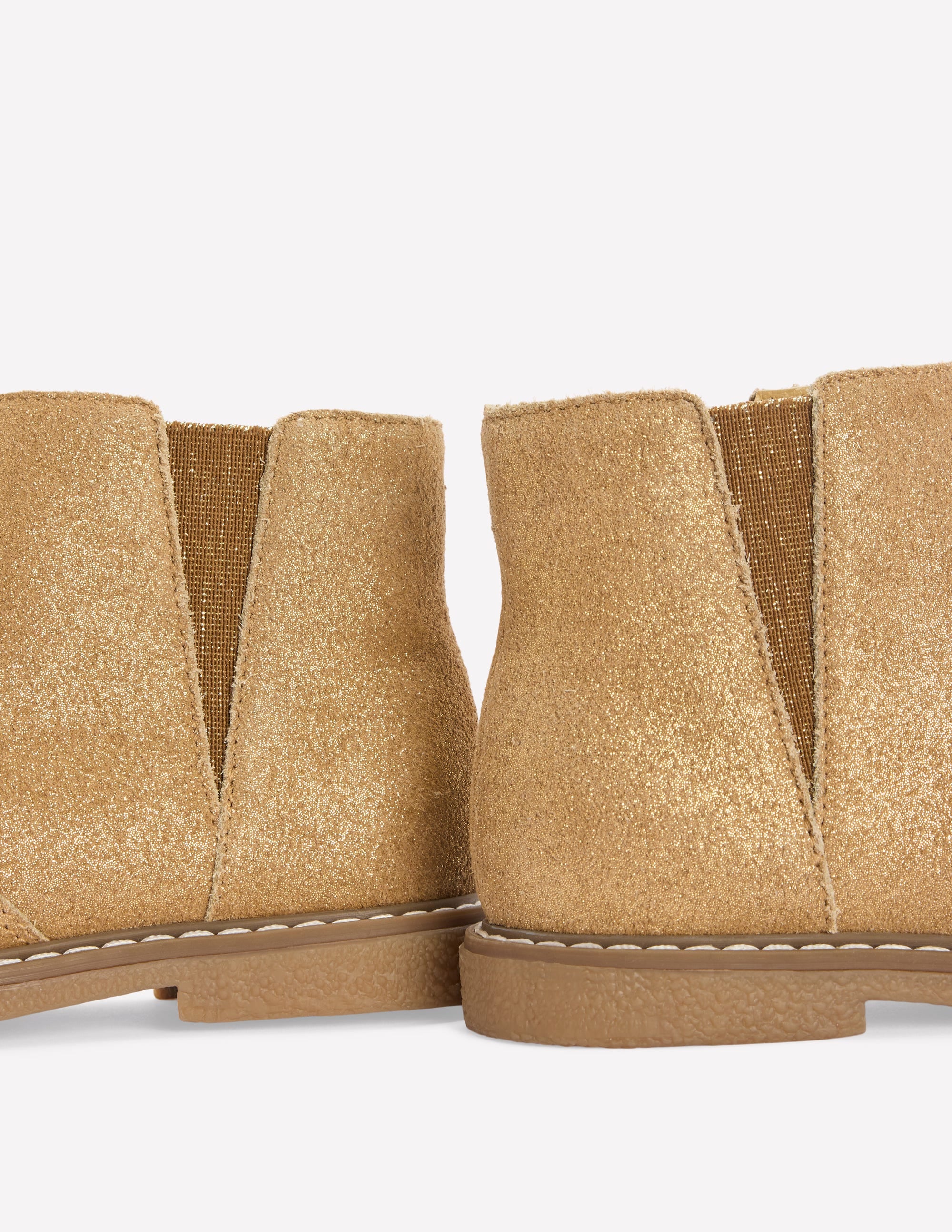 Wildleder-Stiefeletten-Gold - Image 3