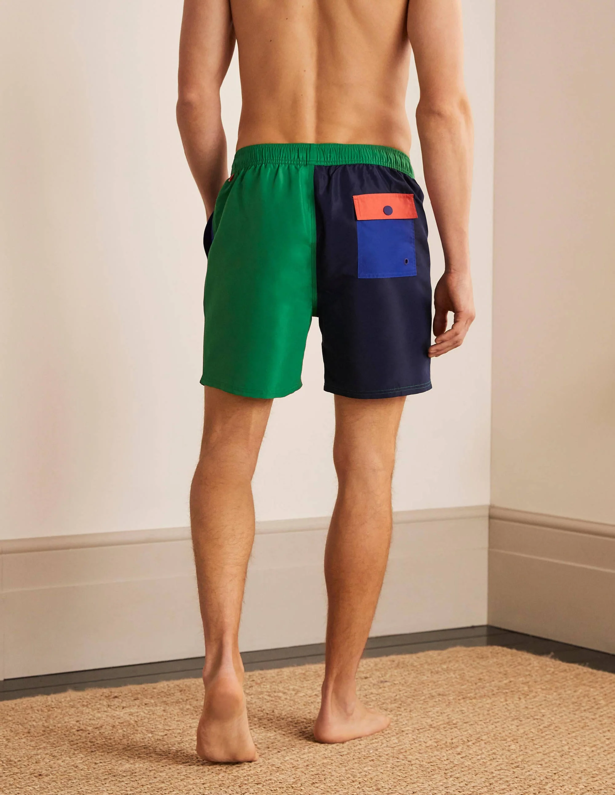 Badeshorts-Bunt, Blockfarben - Image 3