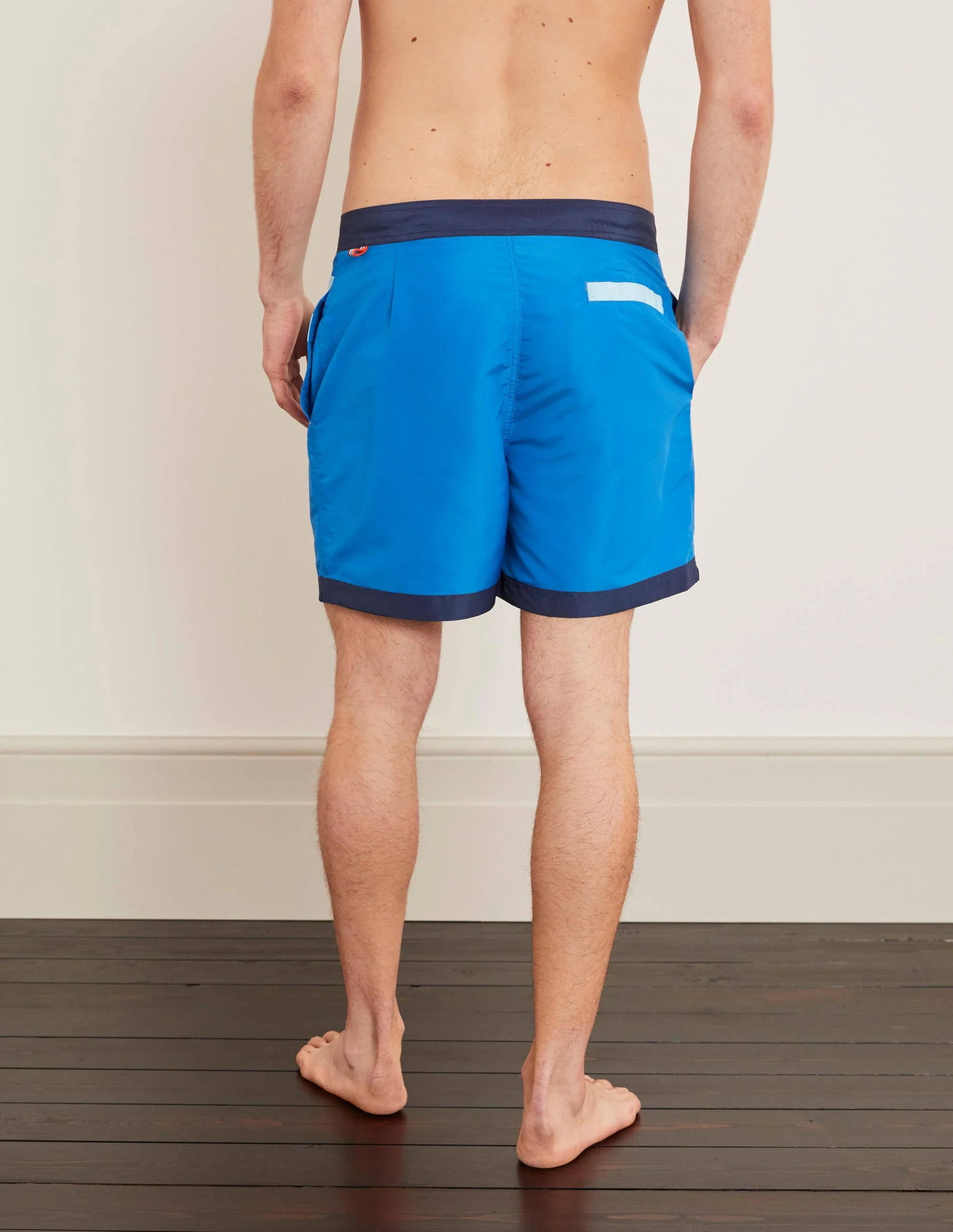Badeshorts mit Streifendetail-Blautöne - Image 2