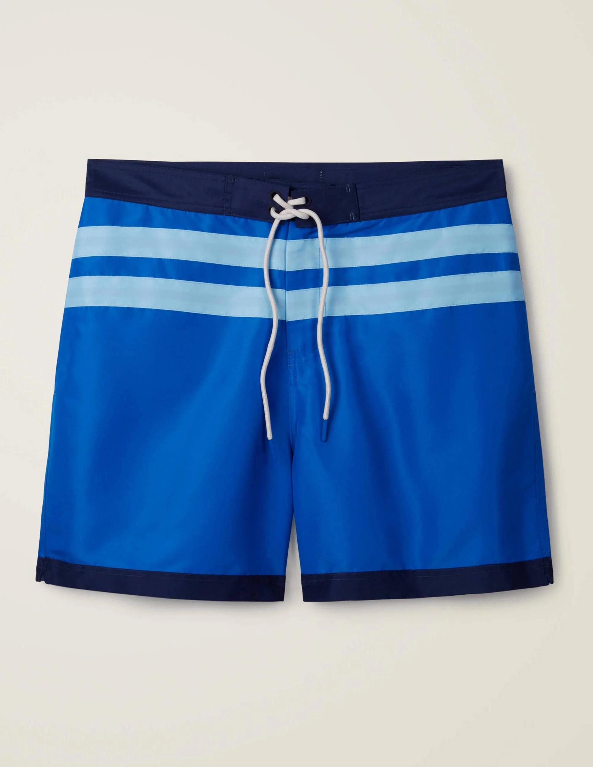 Badeshorts mit Streifendetail-Blautöne - Image 4