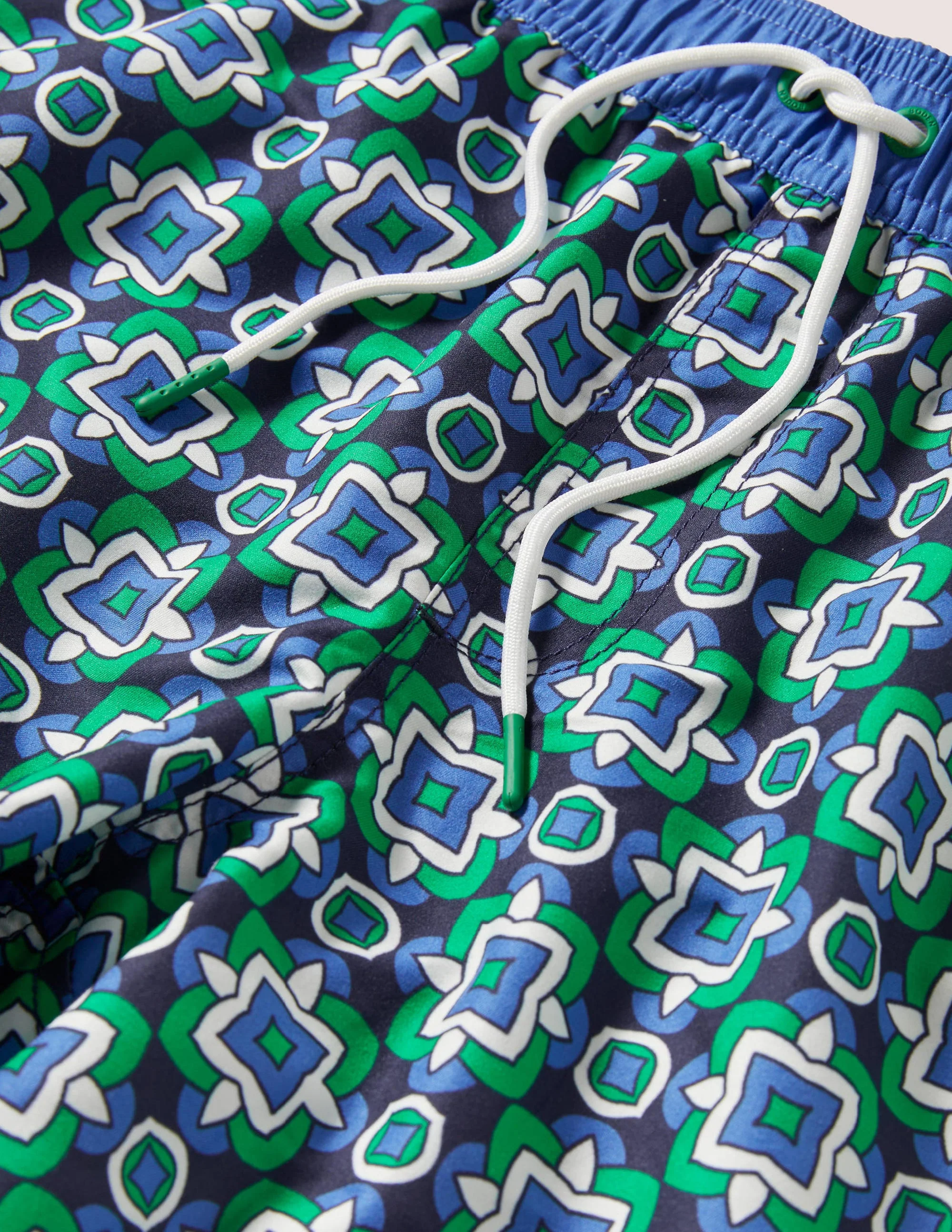 Badeshorts-Navy, Geometrisches Muster - Image 6