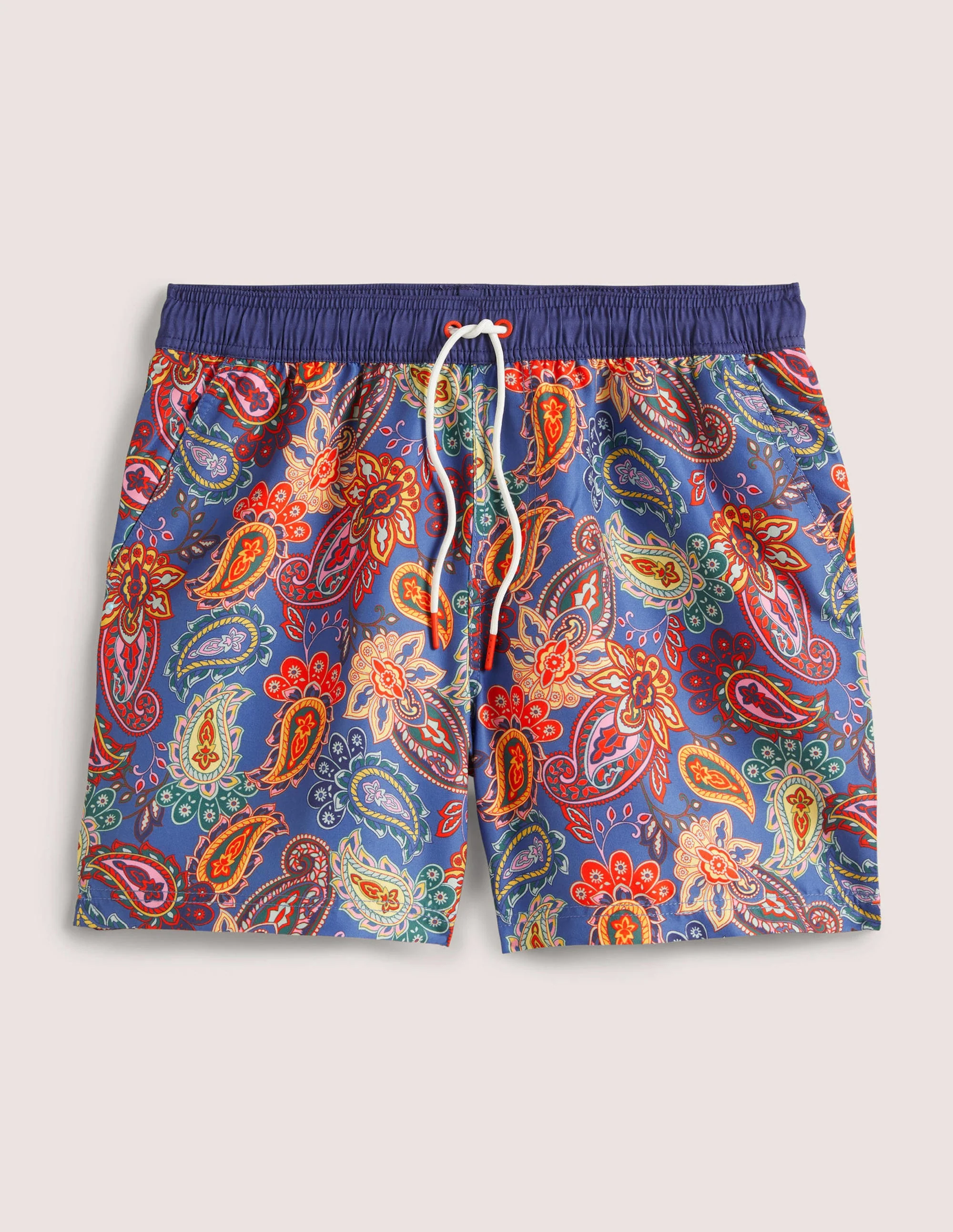 Badeshorts-Rivierablue, Paisleymuster - Image 5