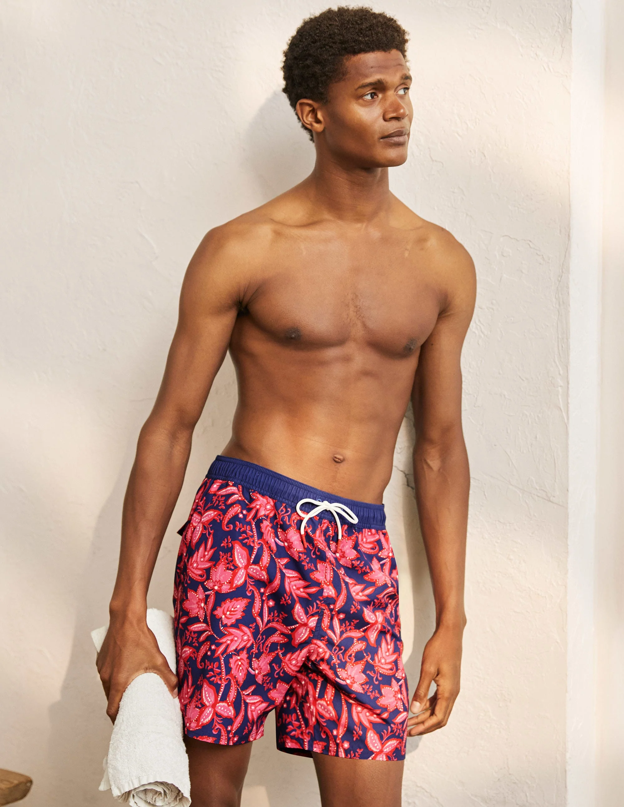 Badeshorts-Rosa/Seeblau