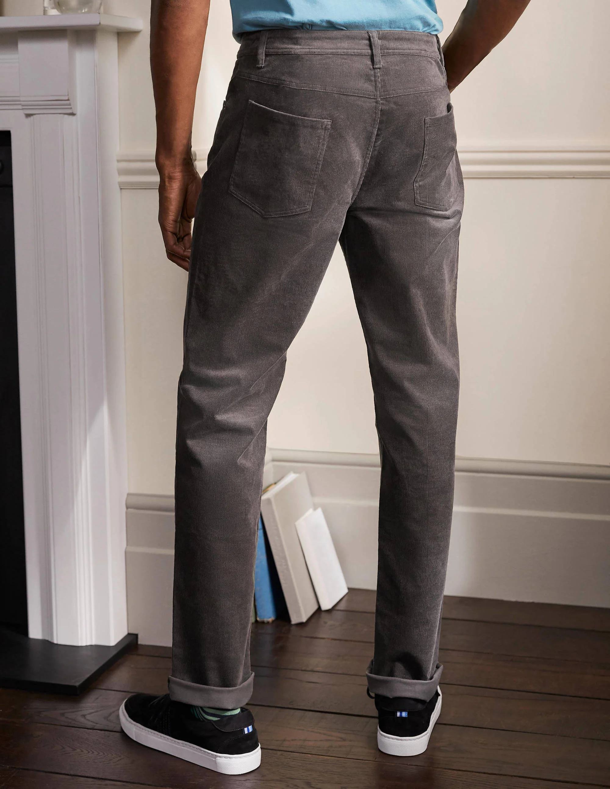 Belvedere Cordhose-London-Grau - Image 3