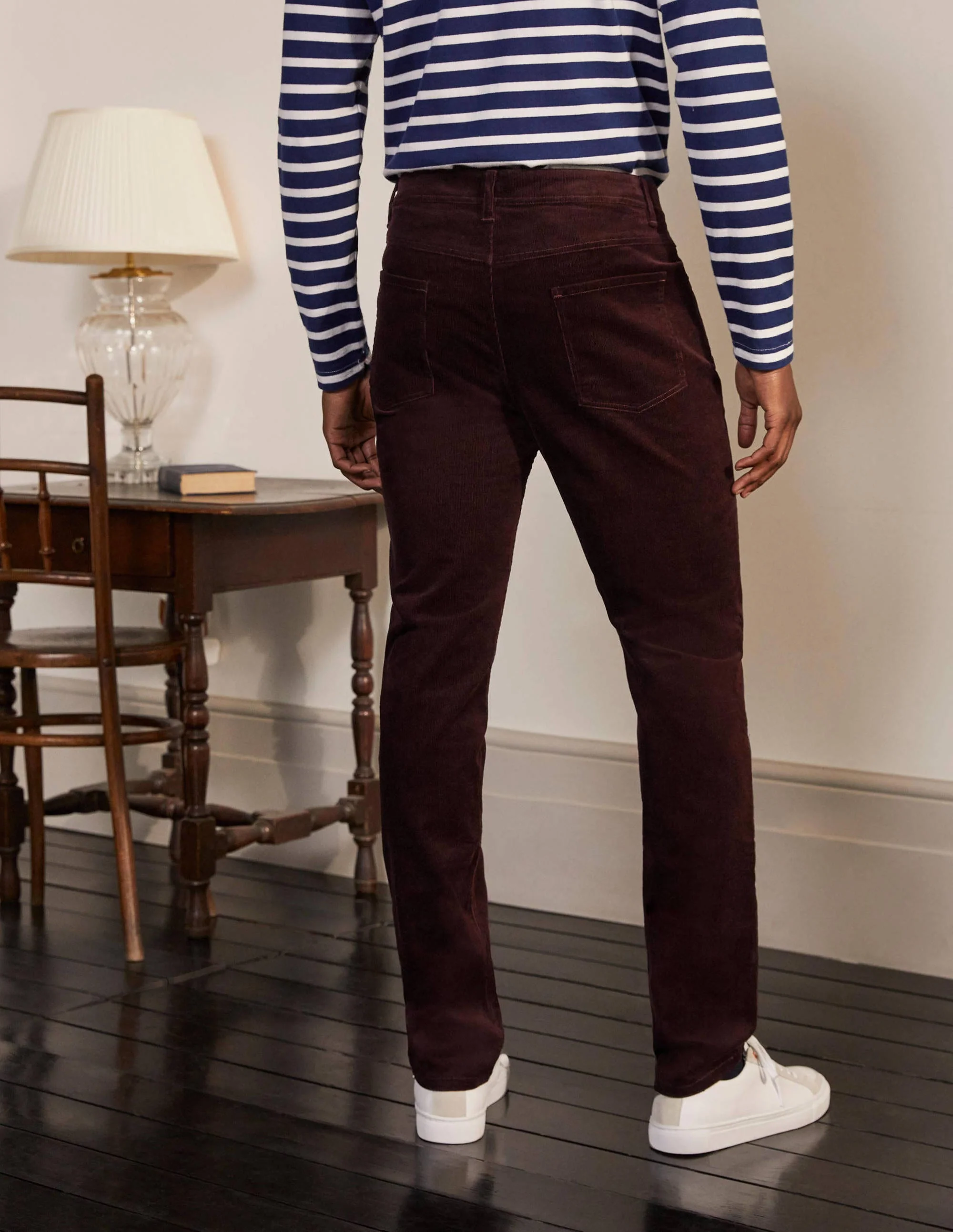 Belvedere Cordhose-Weinviolett - Image 3