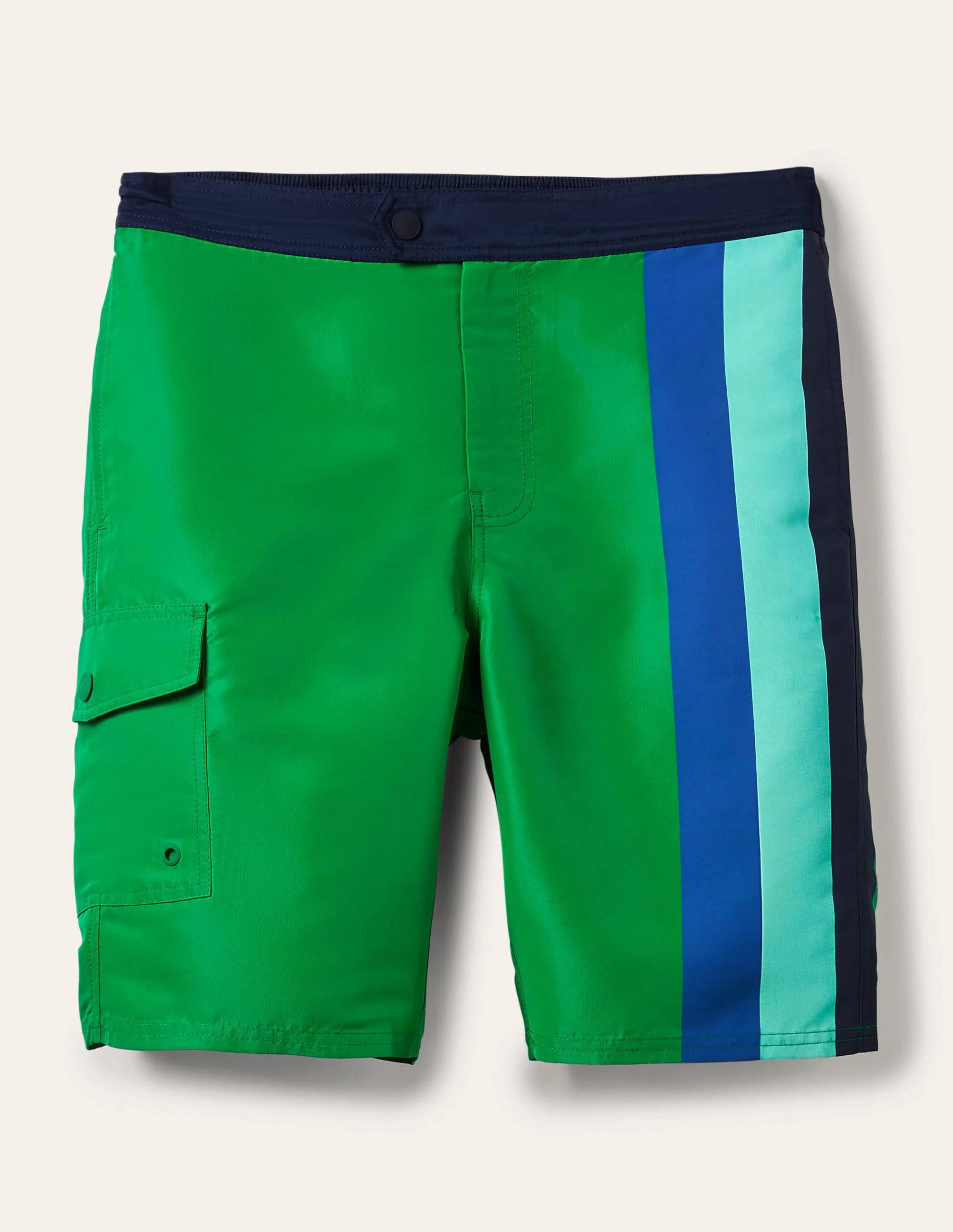 Bermudas-Sattes Smaragdgrün, Gestreift - Image 5